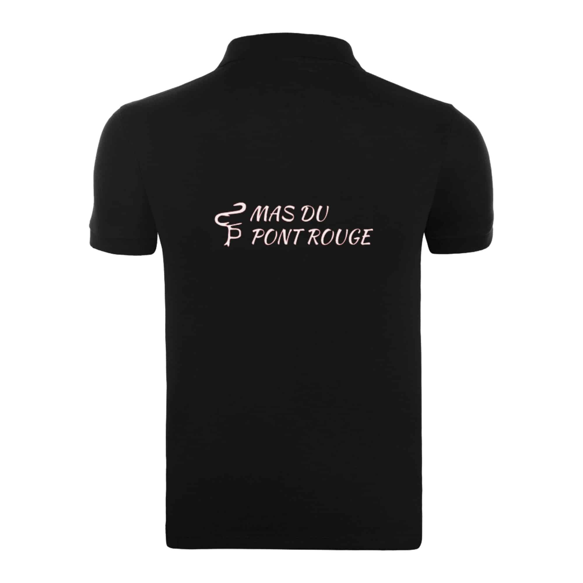 Polo premium (homme) - Mas du pont rouge - Noir - BCU426 – Image 2