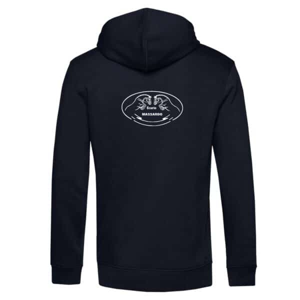 SWEAT A CAPUCHE (enfant) - ecurie massardo - Navy - BC511 – Image 2