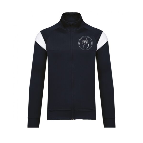 Veste de survêtement zippée (unisexe) - les ecuries du mesnil - Navy - PA390