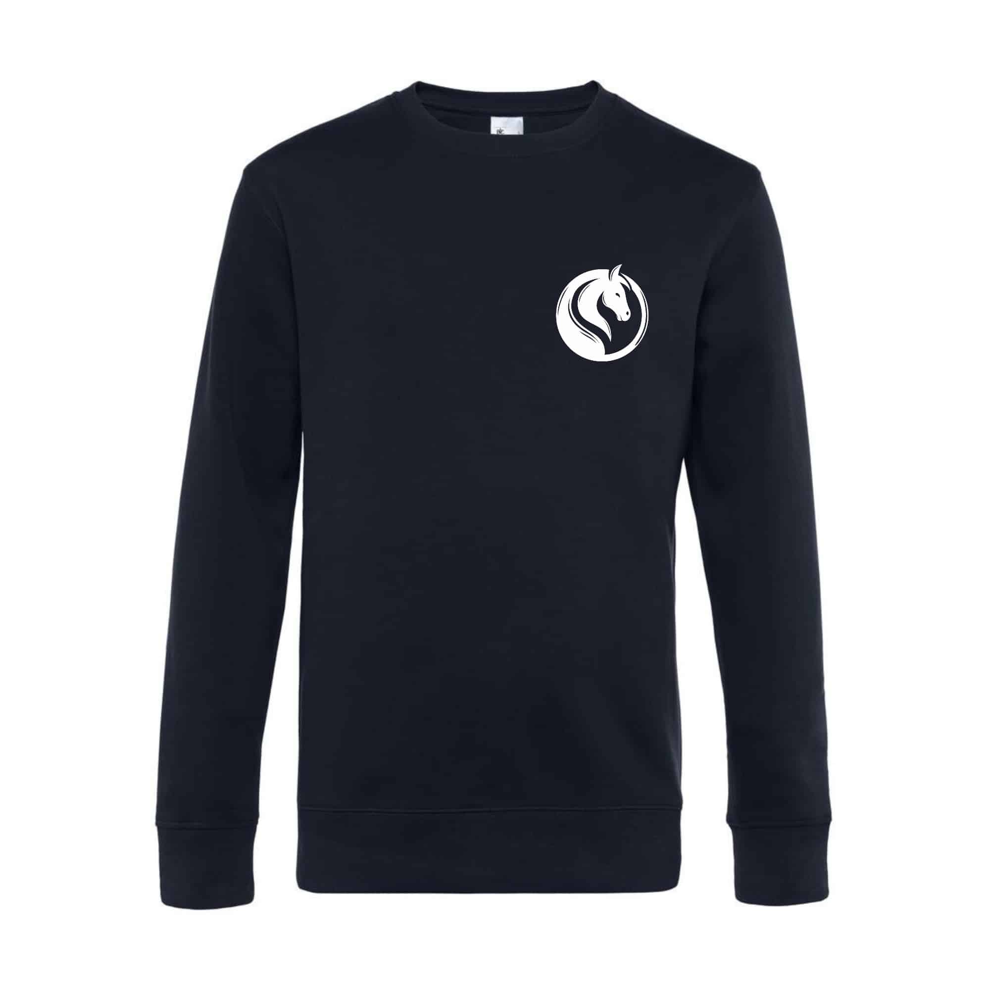 SWEAT COL ROND (femme) - Haras de l’Olympe – Navy - BCW01Q