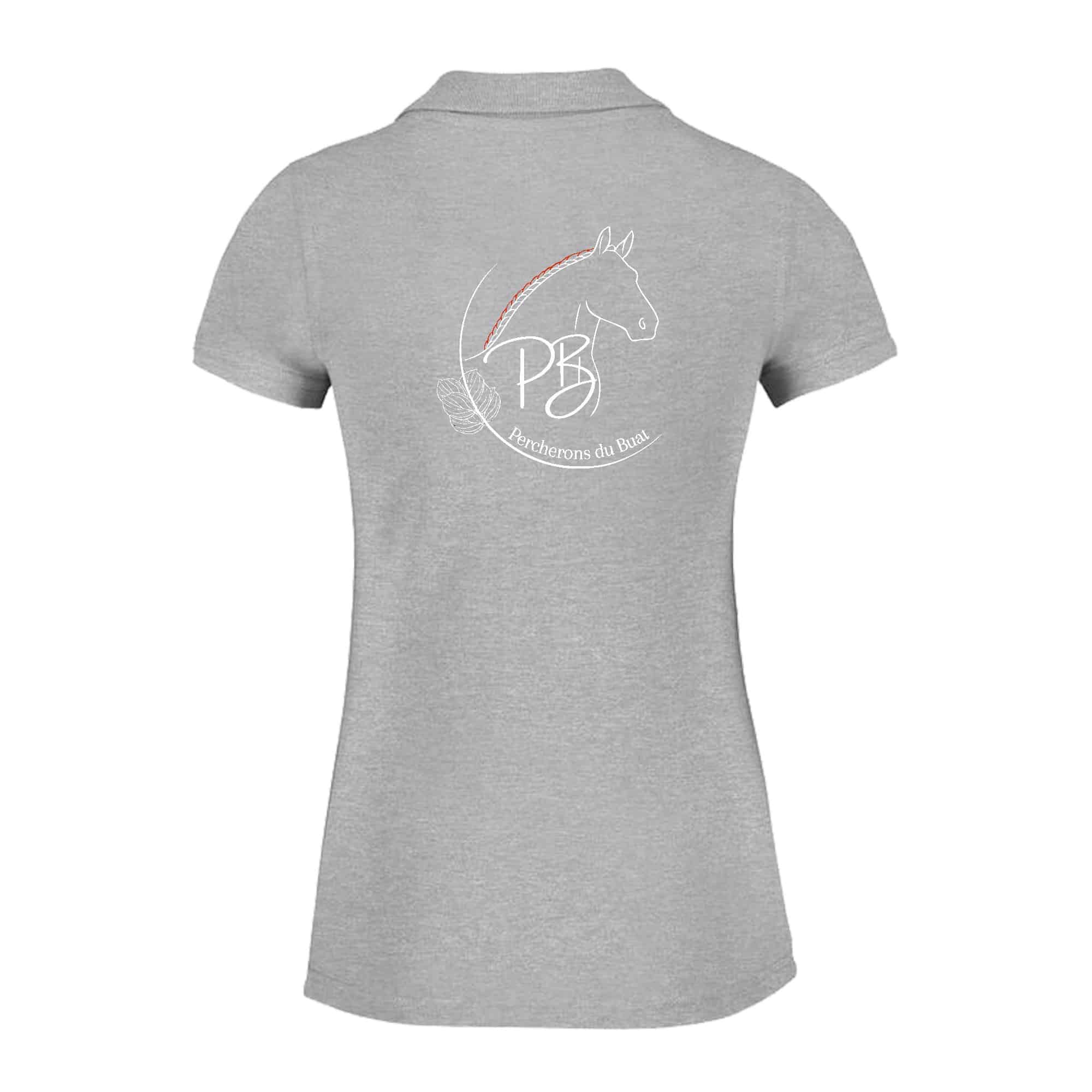 POLO (femme) - Elevage Percherons du Buat - Gris Chiné - BCI1F – Image 3