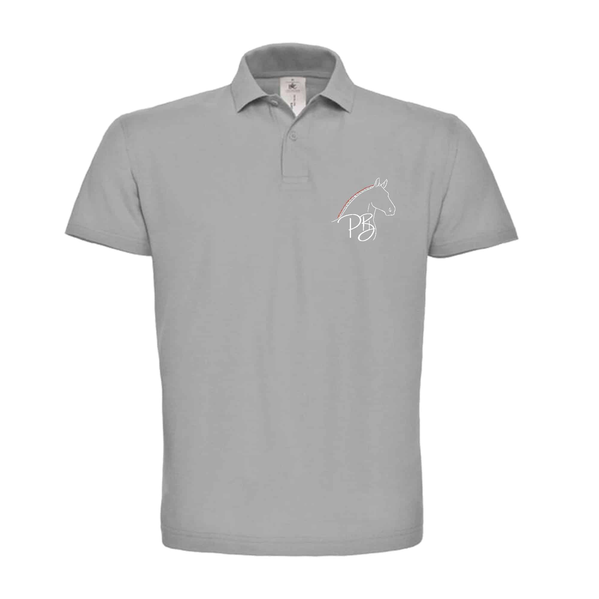 POLO (homme) - Elevage Percherons du Buat - Gris Chiné - BCID1
