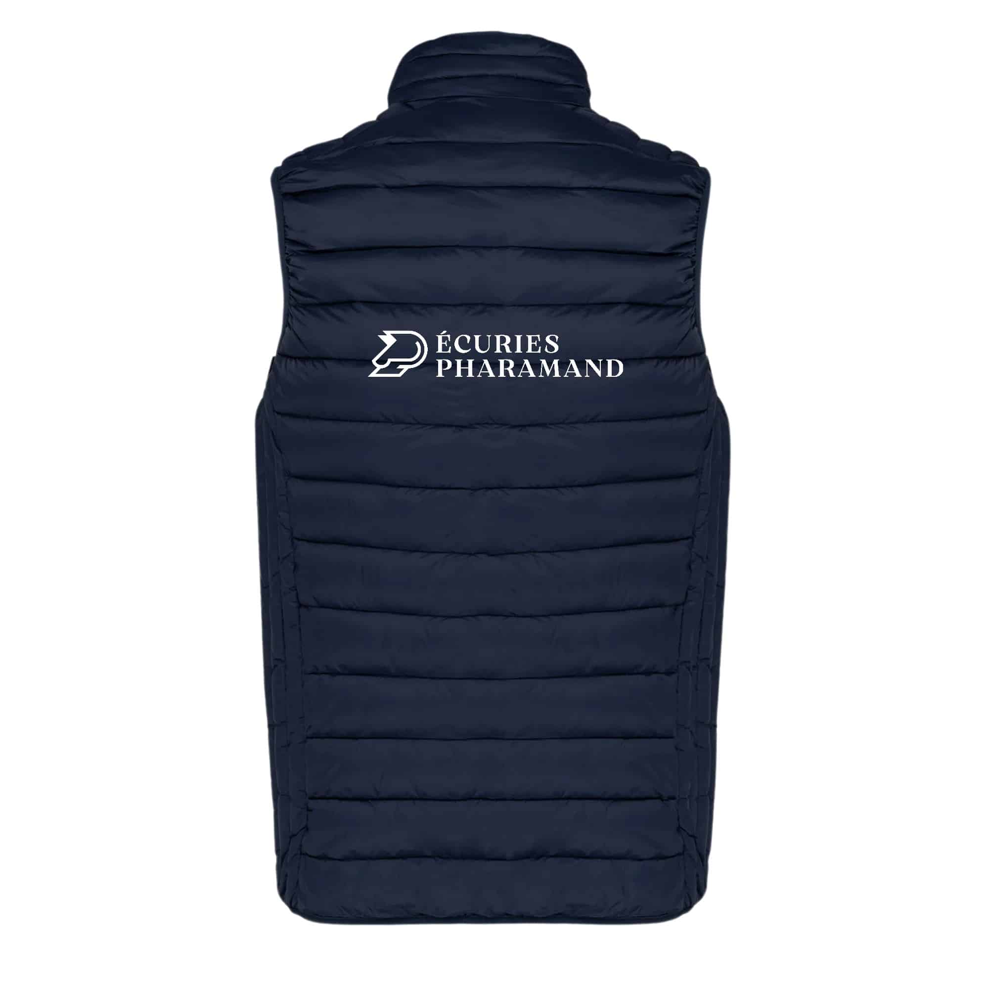 DOUDOUNE SANS MANCHES (homme) - Ecuries Pharamand - Navy - K6113 – Image 3