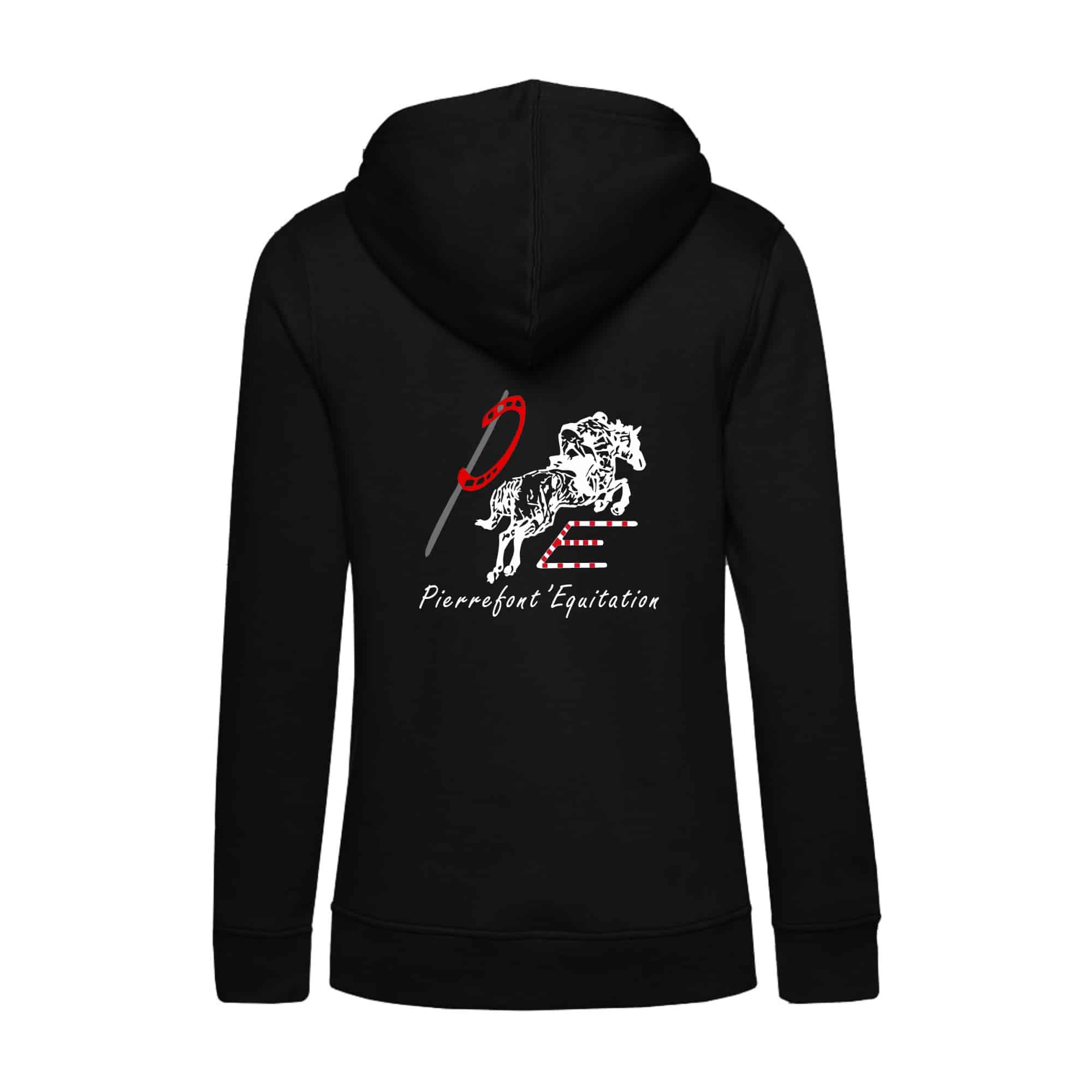 SWEAT A CAPUCHE (femme) – pierrefont equitation - BCW34B – Image 5