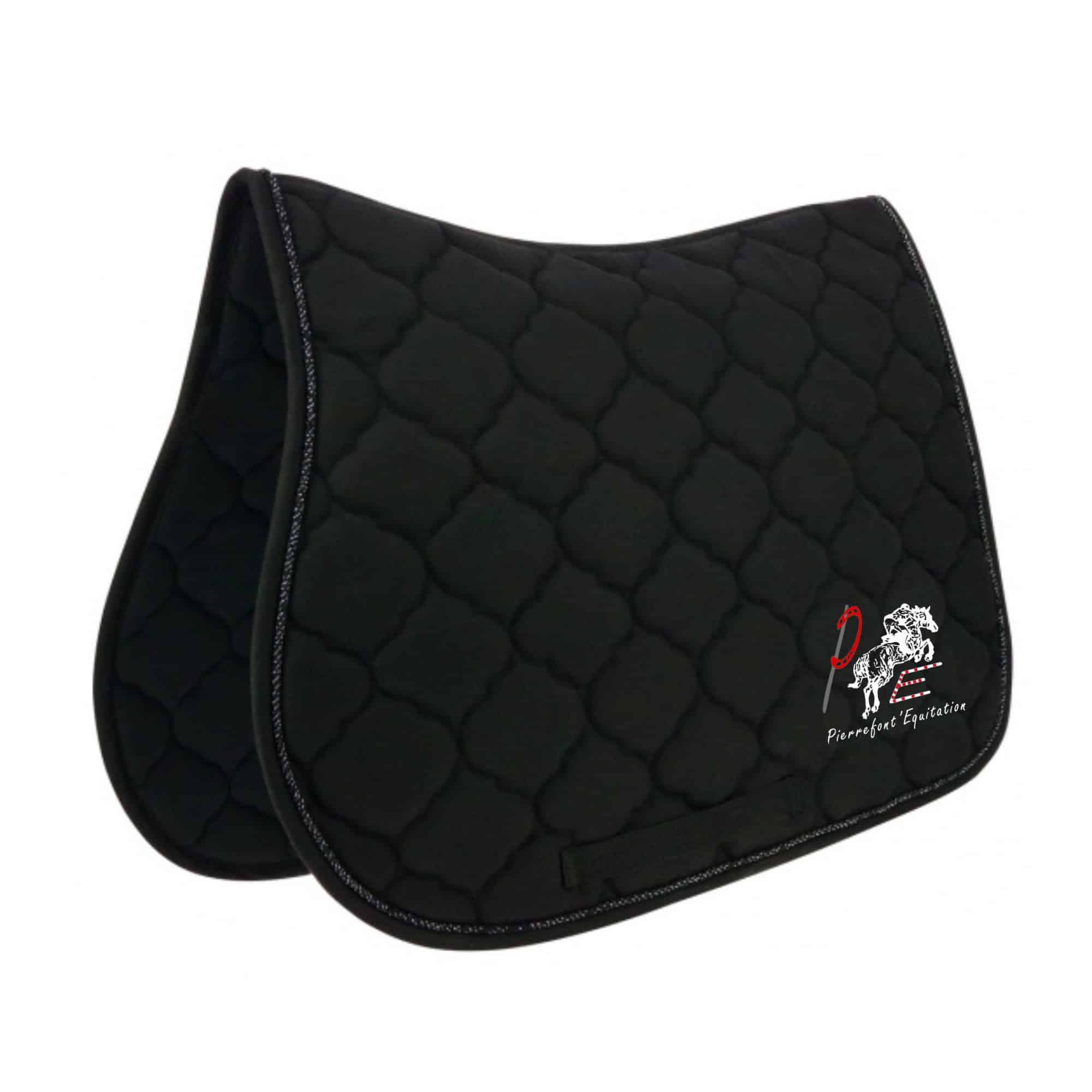 TAPIS RIDING WORLD - pierrefont equitation - Noir - 20453