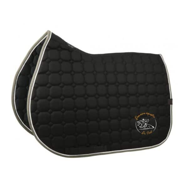 Tapis de selle Equithème "Orion" - domaine équestre du poet - Noir - 20477