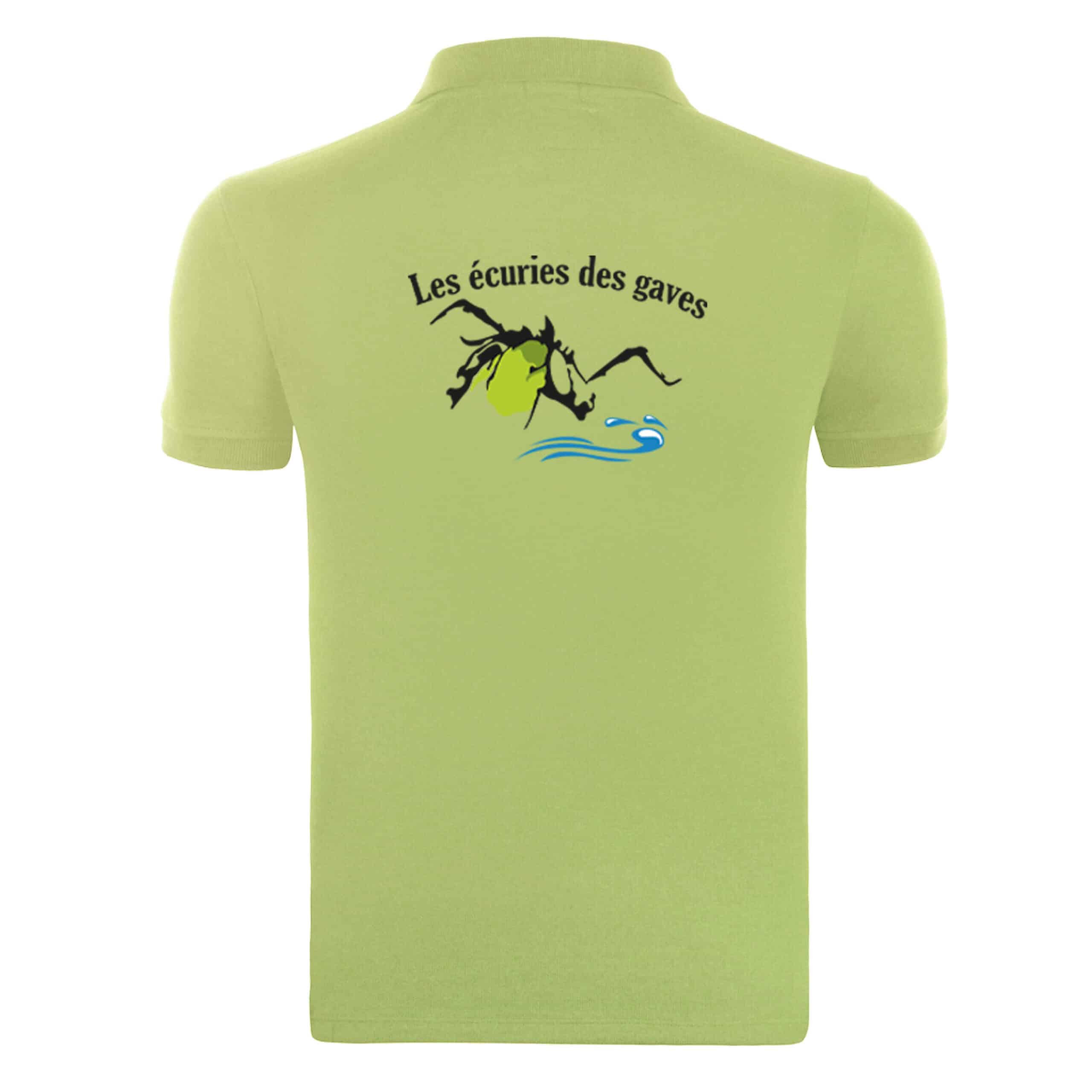 Polo premium (homme) - Les écuries des gaves - BCU426 – Image 3