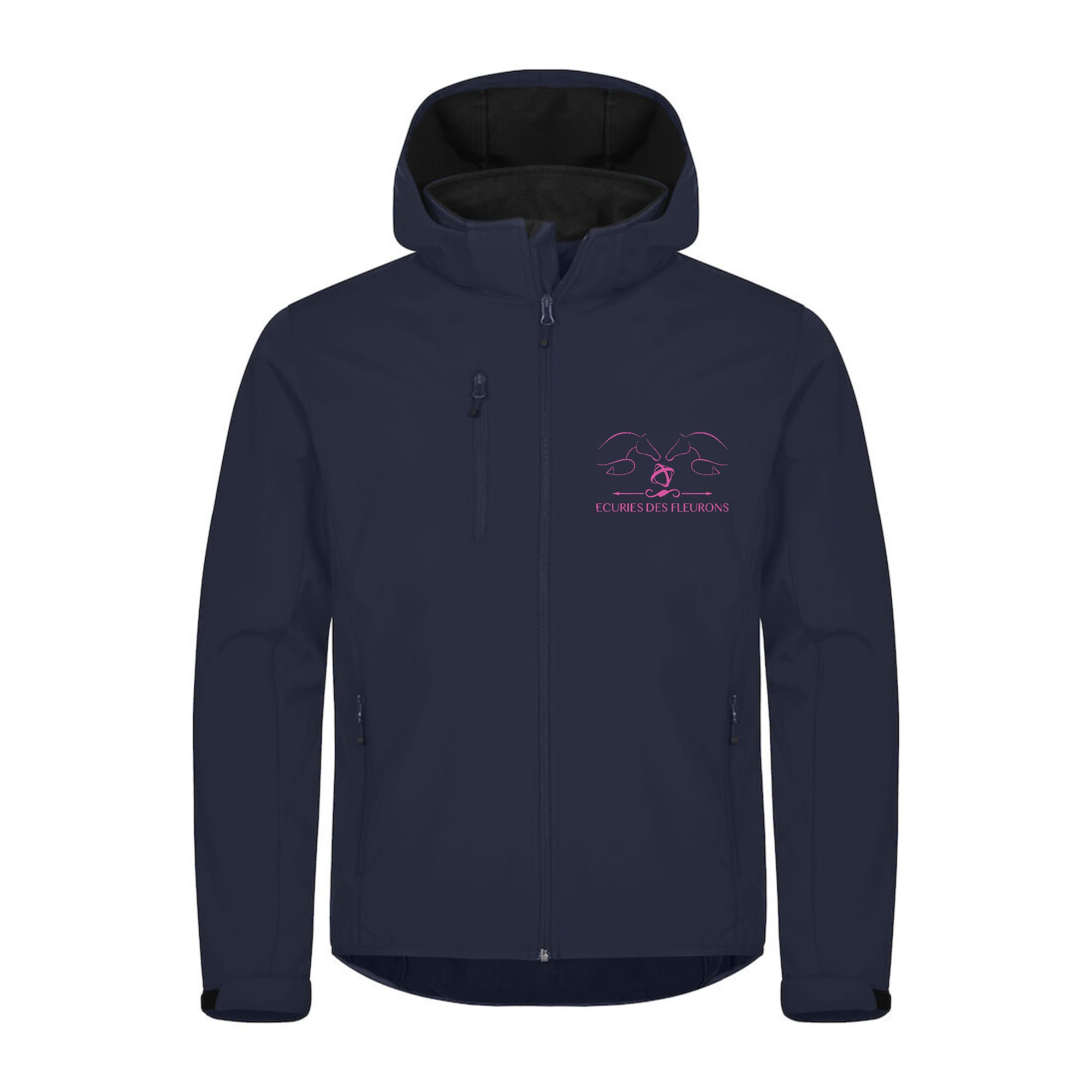 SOFTSHELL "Classic" (homme) - ecuries des fleurons - Navy - 0200912