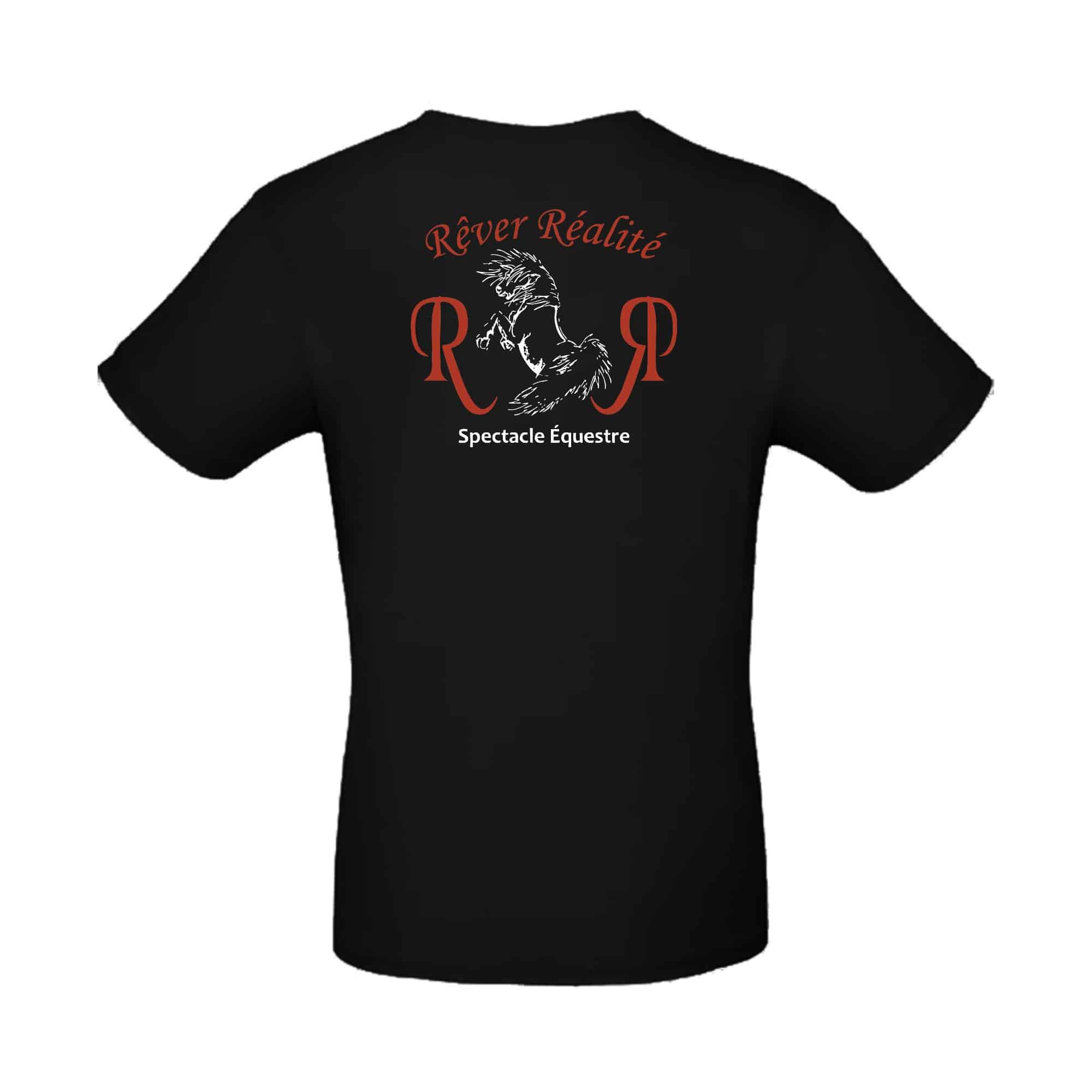 T-SHIRT (enfant) - Rêver Réalité - Noir - BC03TK – Image 3