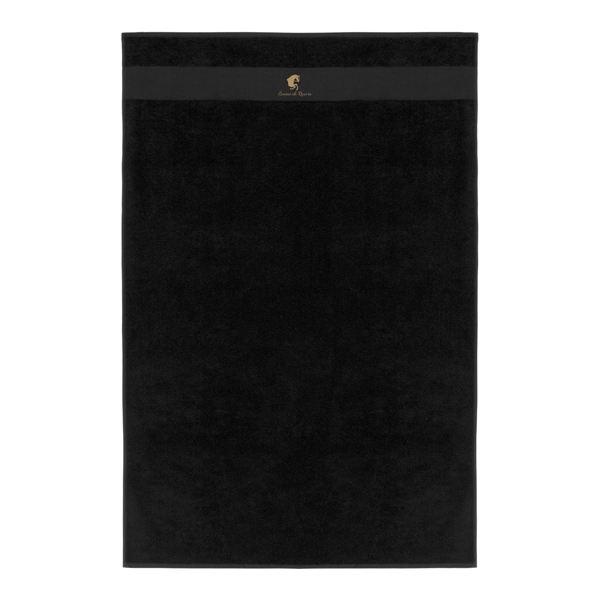 Serviette éponge - Écurie de rouvre - Noir - k111