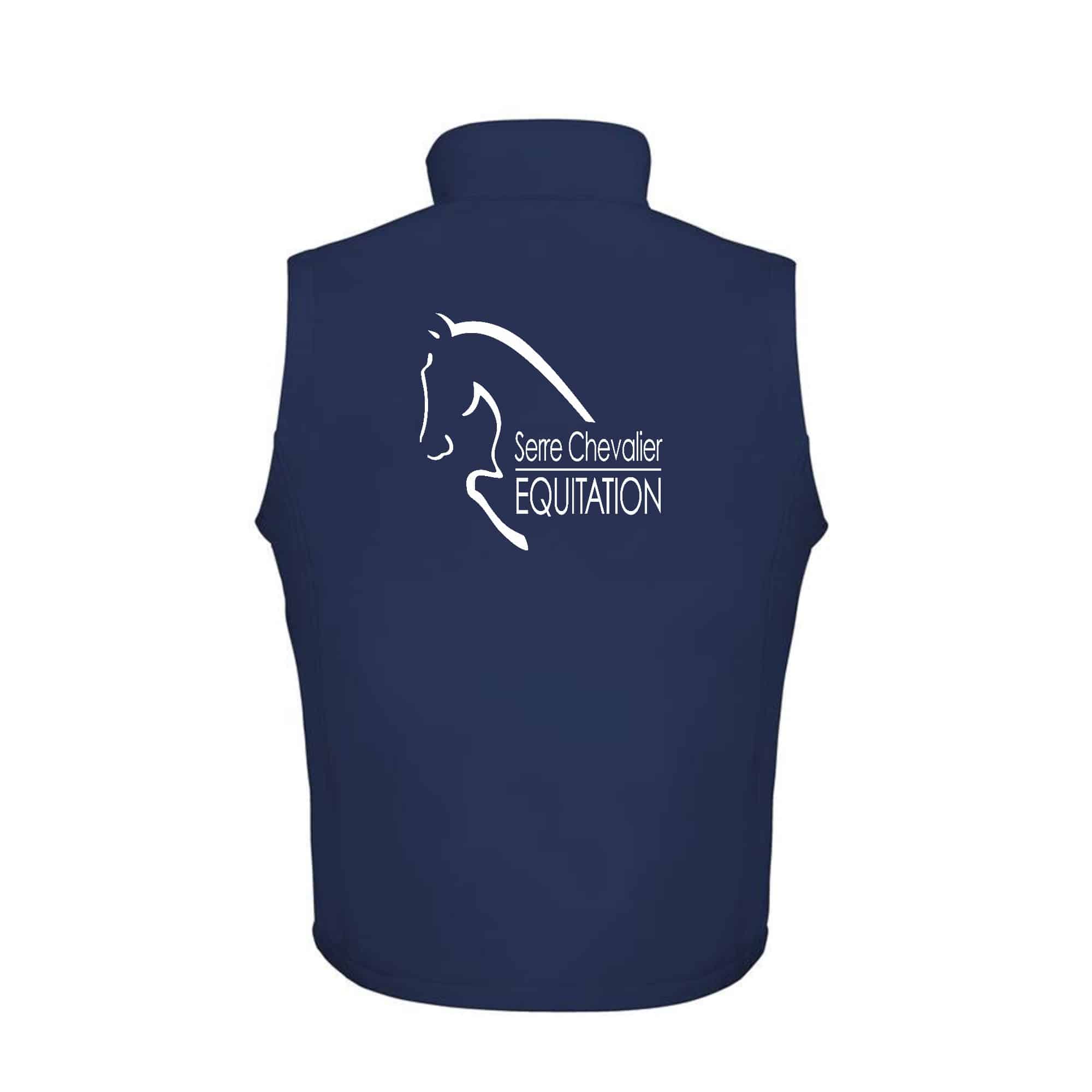 SOFTSHELL SANS MANCHE (homme) – Serre chevalier equitation - Navy - RS232 – Image 3