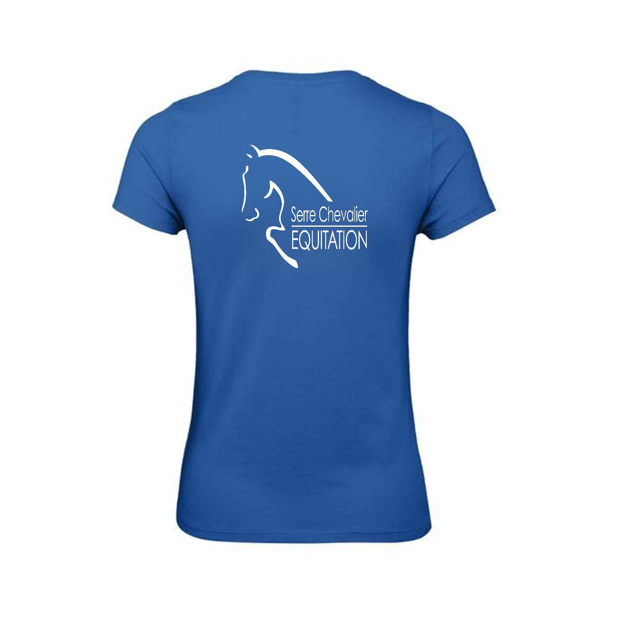 T-SHIRT (femme) - Serre chevalier equitation - BC04T – Image 3