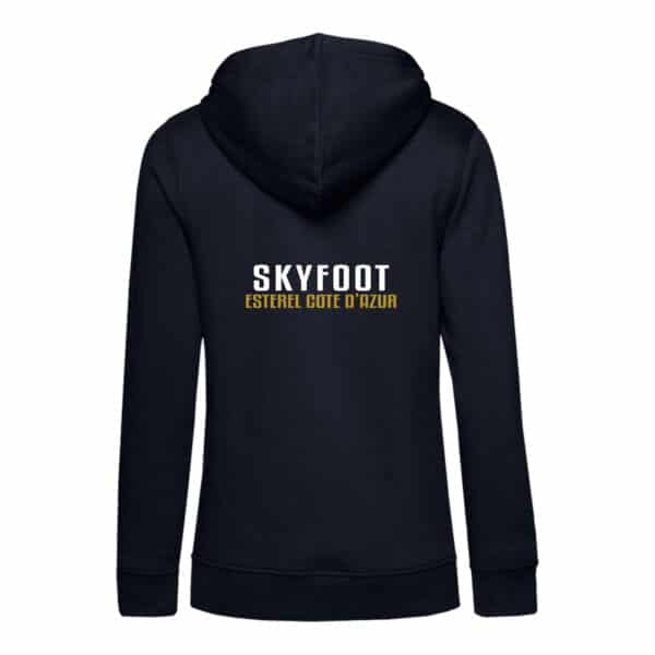 SWEAT A CAPUCHE (femme) – Skyfoot Estérel Côte d'Azur - Navy - BCW34B – Image 2