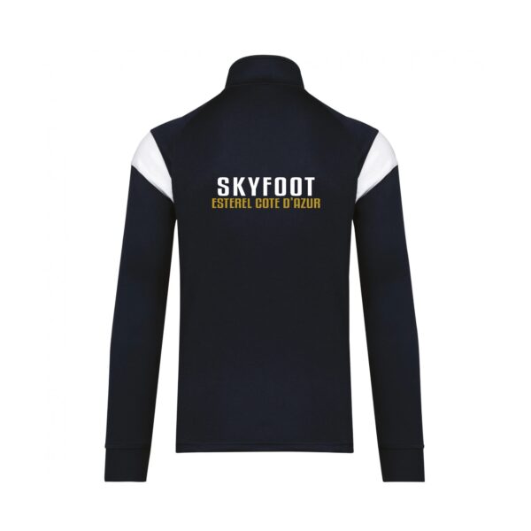 Veste de survêtement zippée (enfant) - Skyfoot Estérel Côte d'Azur - Navy - PA391 – Image 2