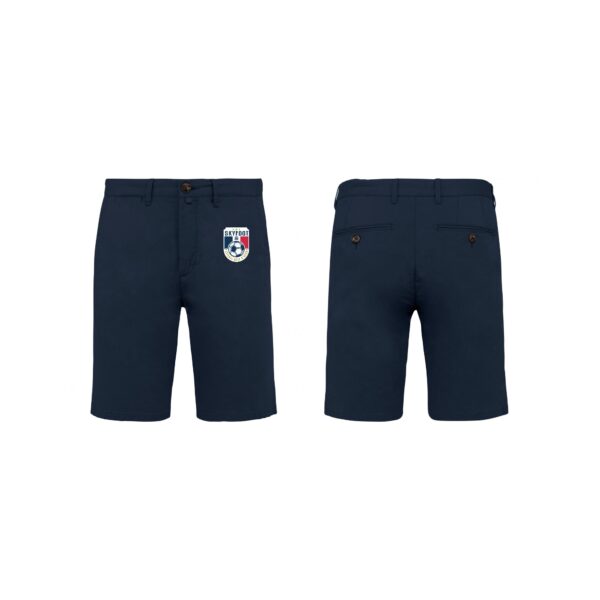 Bermuda chino premium (femme) - Skyfoot Estérel Côte d'Azur - Navy - NS739