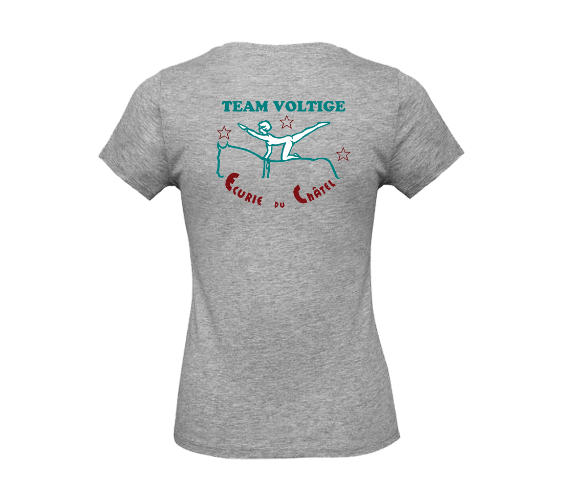 T-SHIRT (femme) - Ecurie du Châtel - BC04T – Image 7