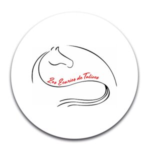 STICKER ROND - Les Ecuries de Talives - STI001