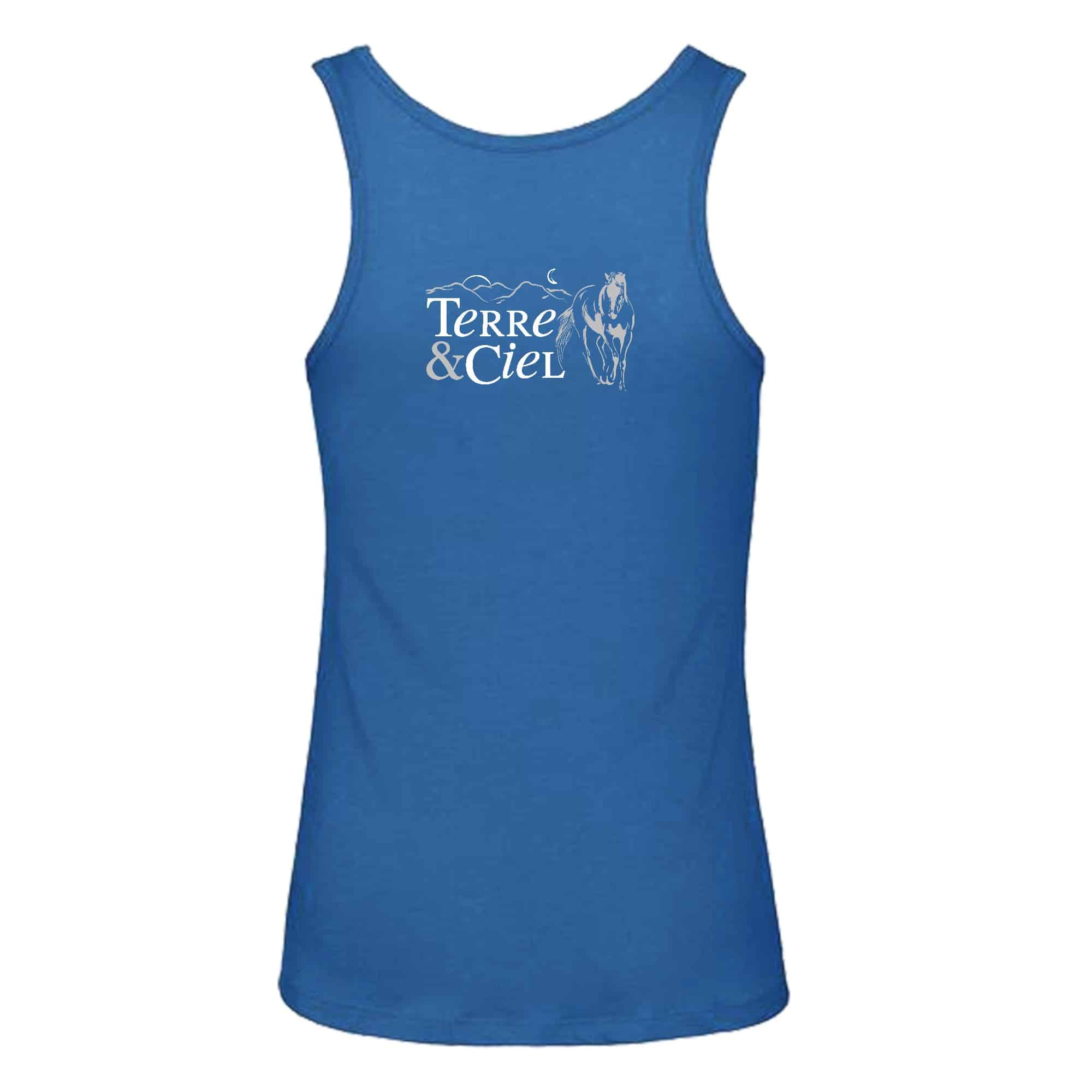 DEBARDEUR (femme) - Terre et Ciel - Bleu roi - BC073 – Image 3