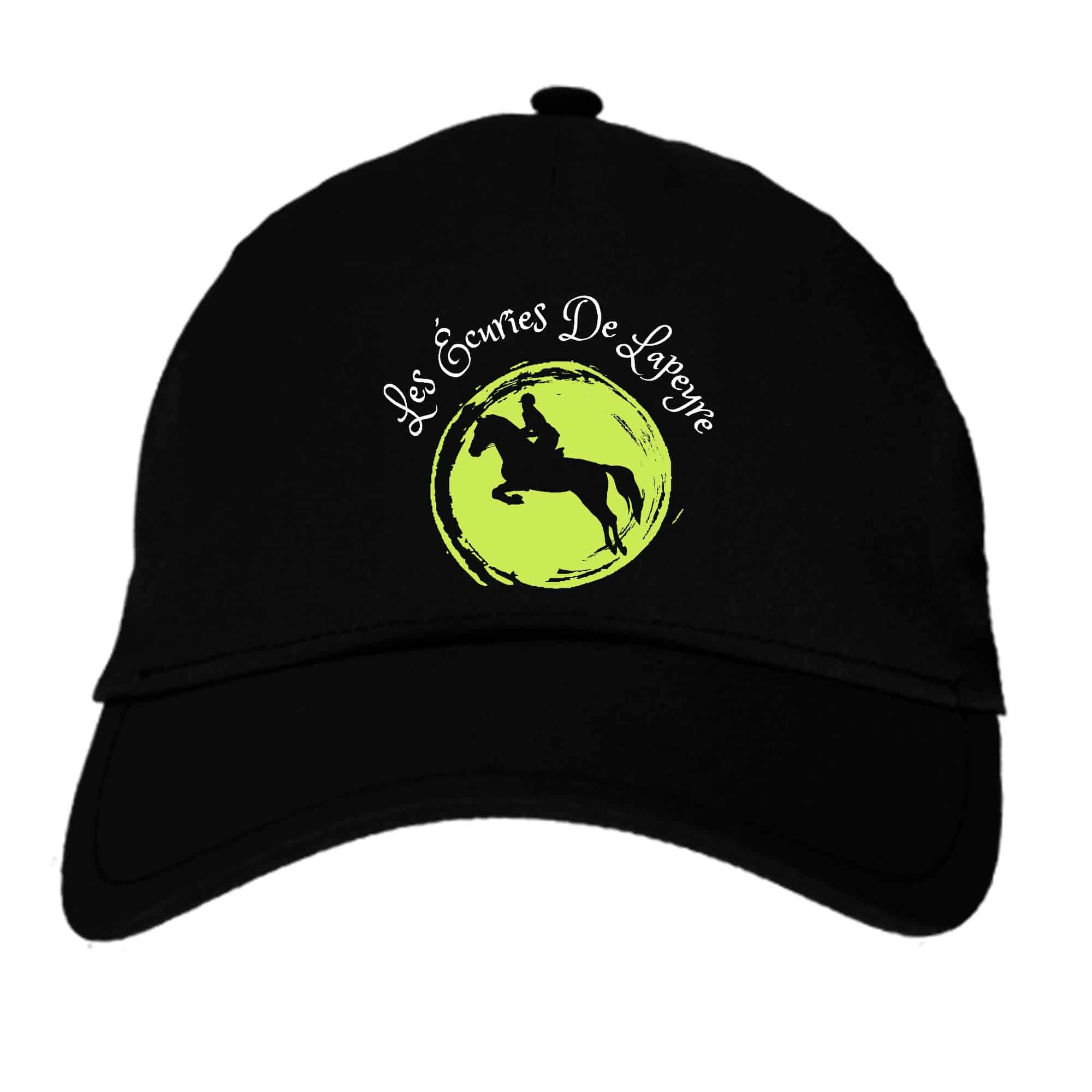 CASQUETTE - Les écuries de lapeyre - Noir - BF015