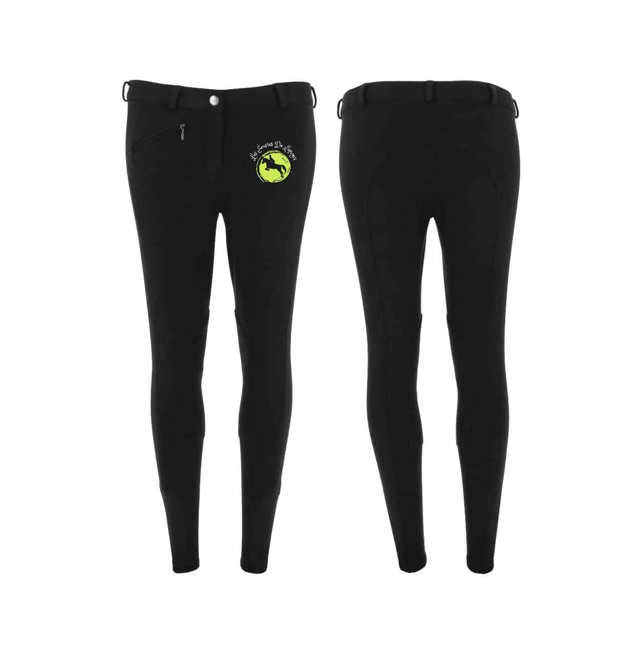 Pantalon d'équitation RIDING WORLD (enfant) - Les écuries de lapeyre - Noir - 989070