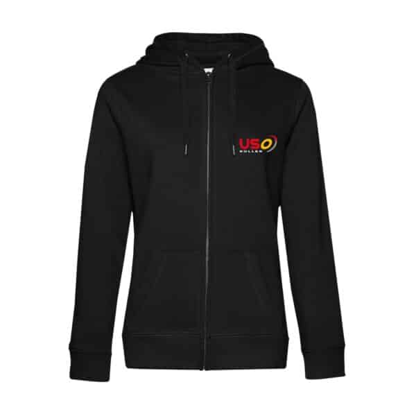 SWEAT ZIPPÉ (femme) - USO ROLLER A.C.R.O - Noir - BCW03Q