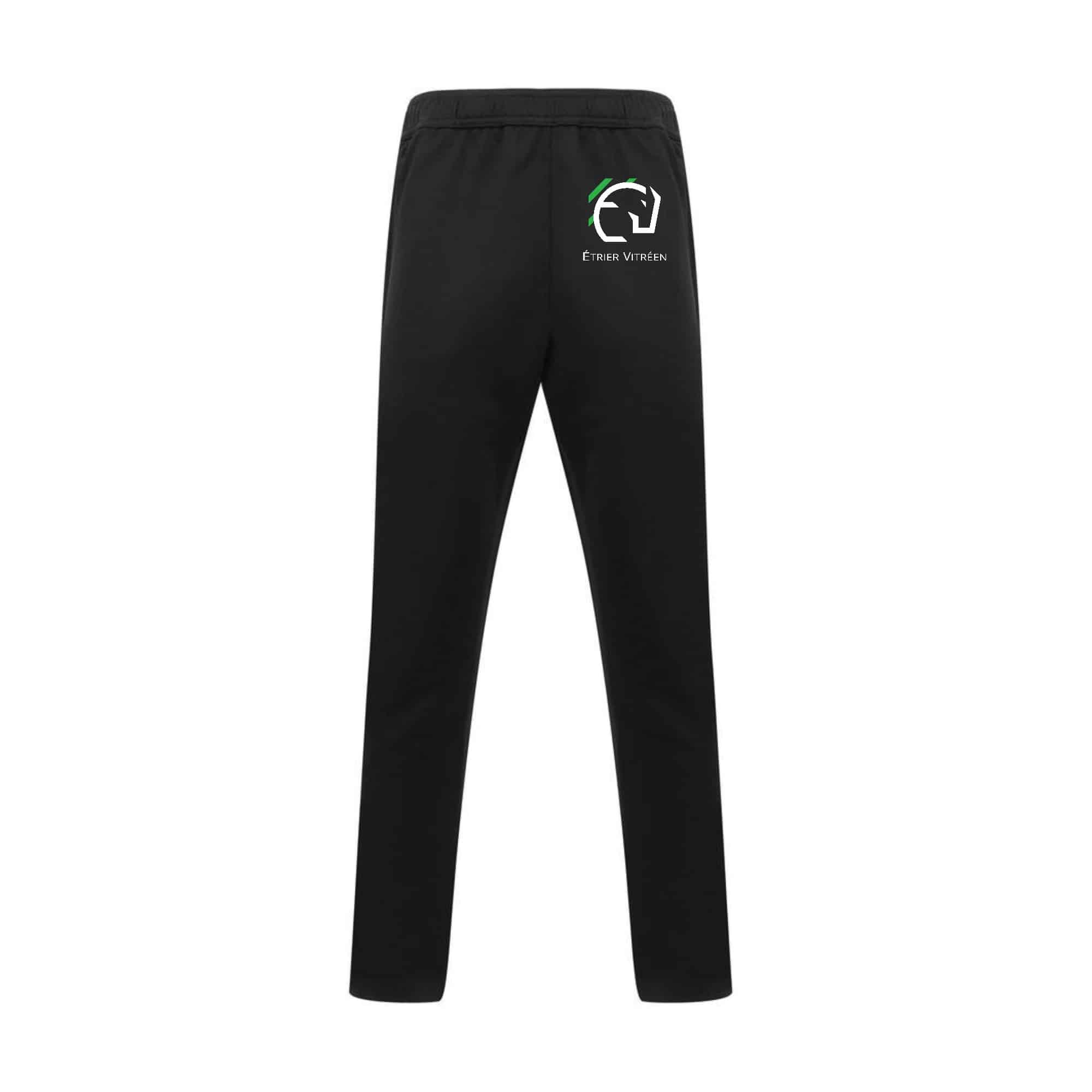 Pantalon de survêtement (unisexe) - etrier vitreen - Noir - PA1040