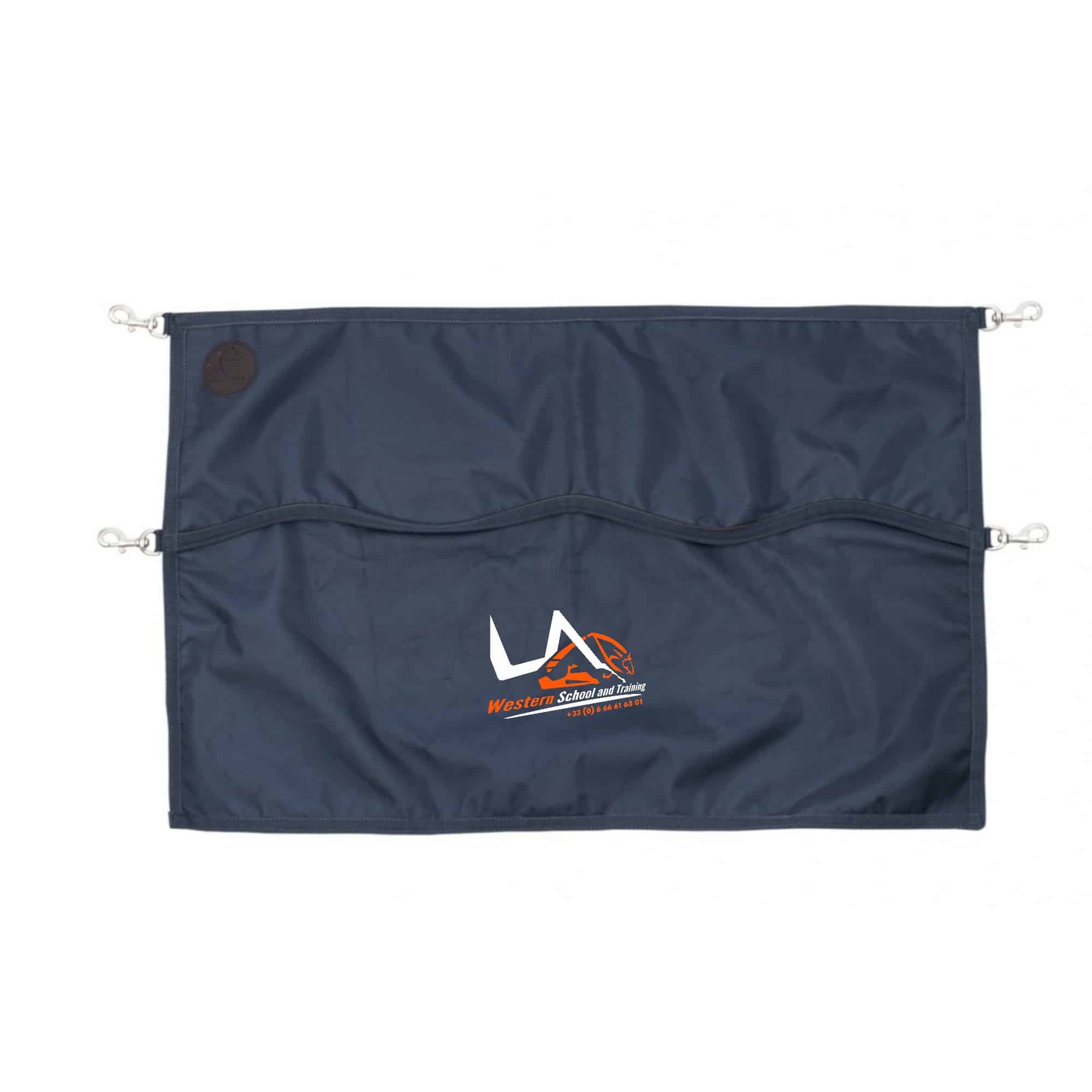 Rideau ou porte de box EQUITHÈME Premium - LA WESTERN SCHOOL - Navy - RP001