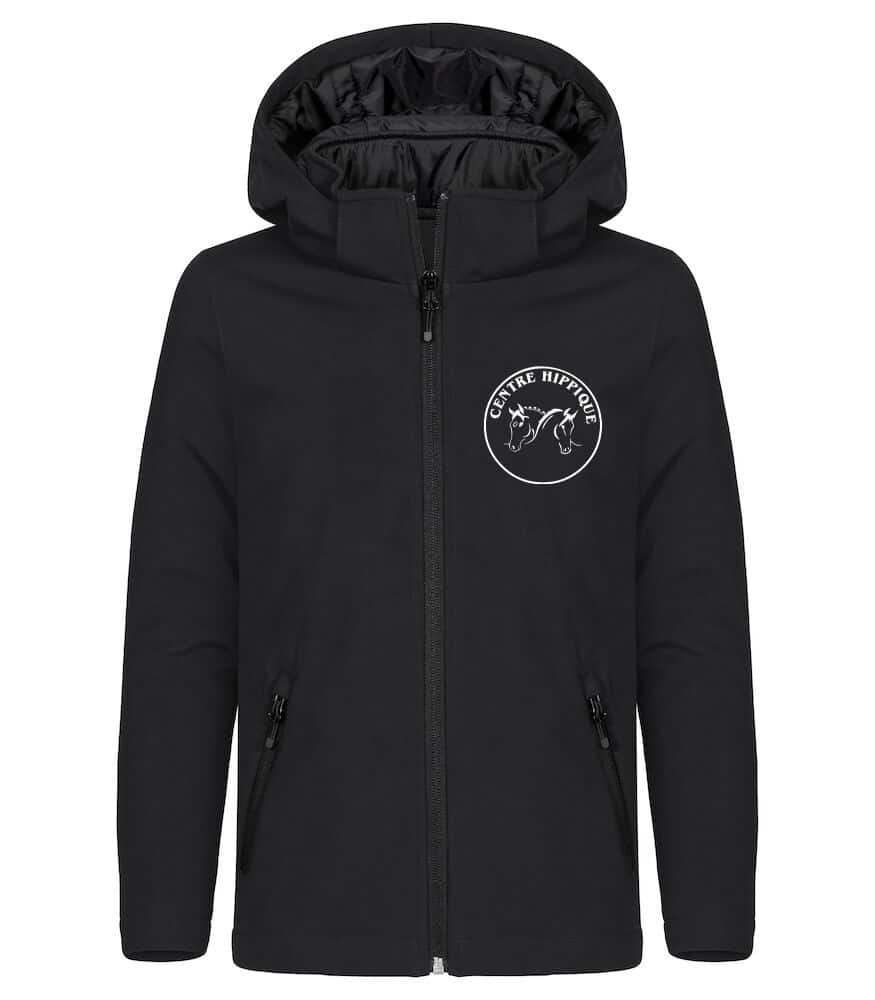 Softshell "PADDED" (enfant) - Centre Hippique du territoire de Belfort - Noir - 020906