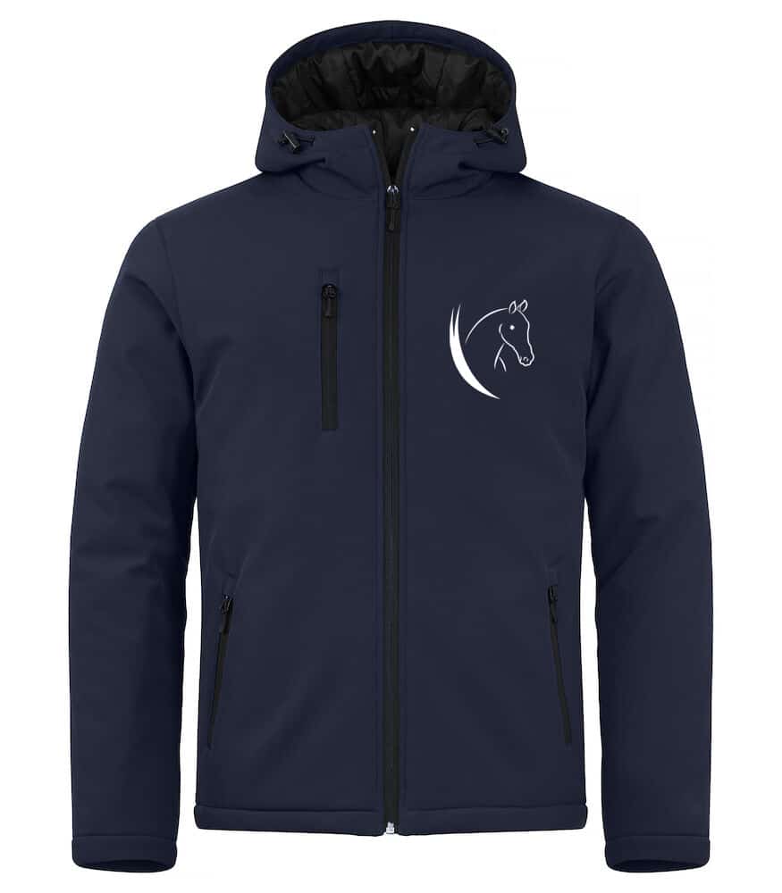 Softshell "PADDED" (homme) - Club Hippique de Menneville - Navy - 020952