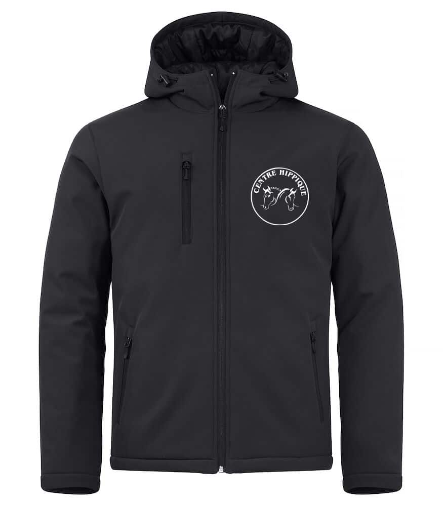 Softshell "PADDED" (homme) - Centre Hippique du territoire de Belfort - Noir - 020952