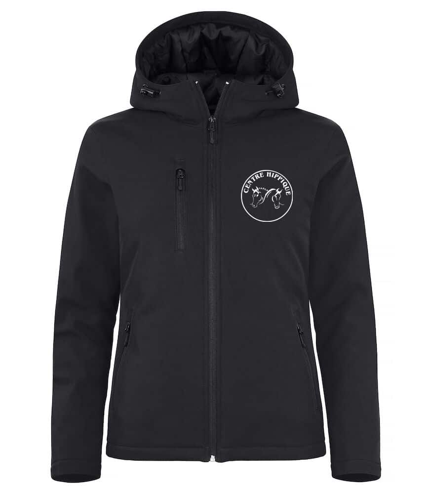Softshell "PADDED'' (femme) - Centre Hippique du territoire de Belfort - Noir - 020953