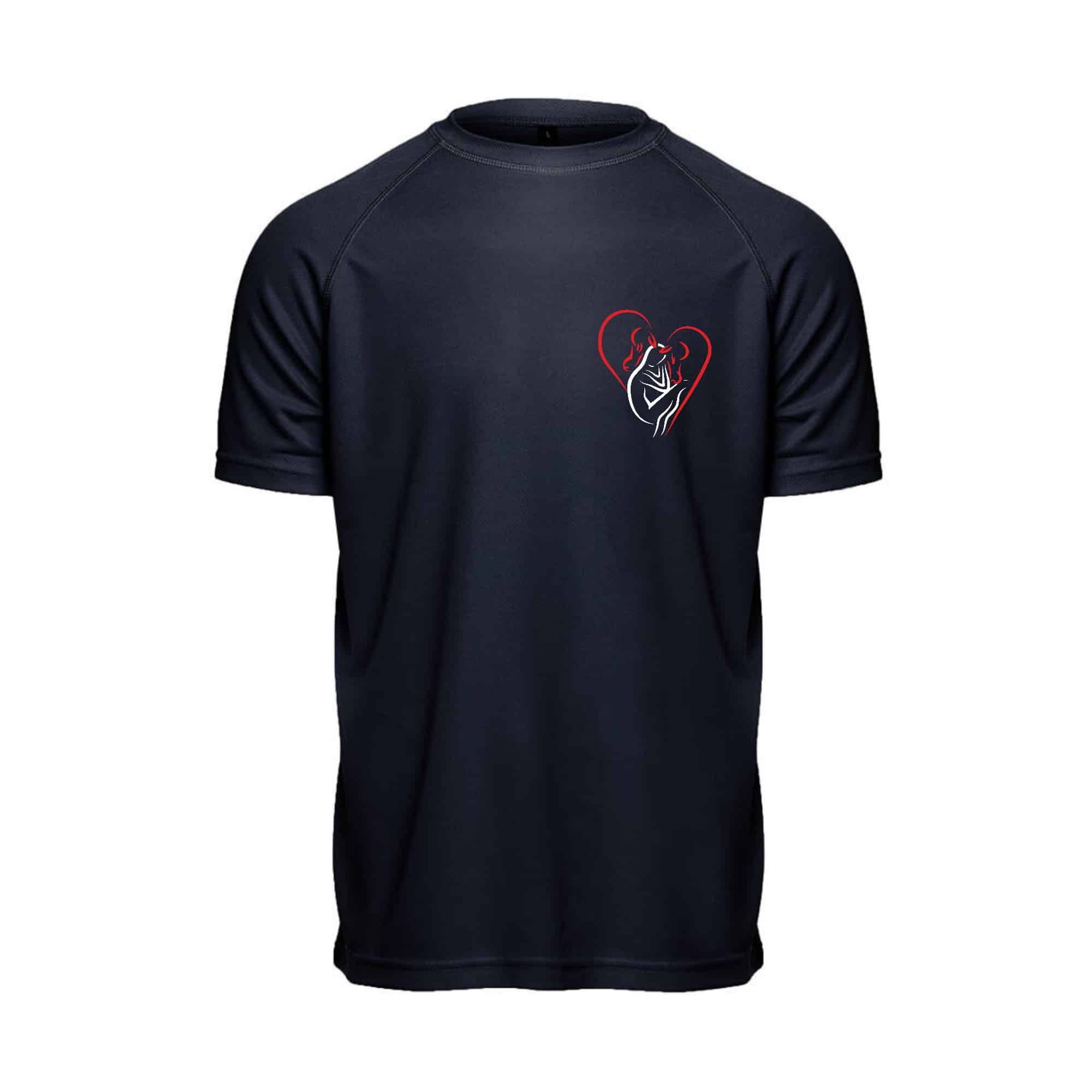 T-Shirt respirant (homme) - Cavaliers des 2 coeurs - Navy - PK140