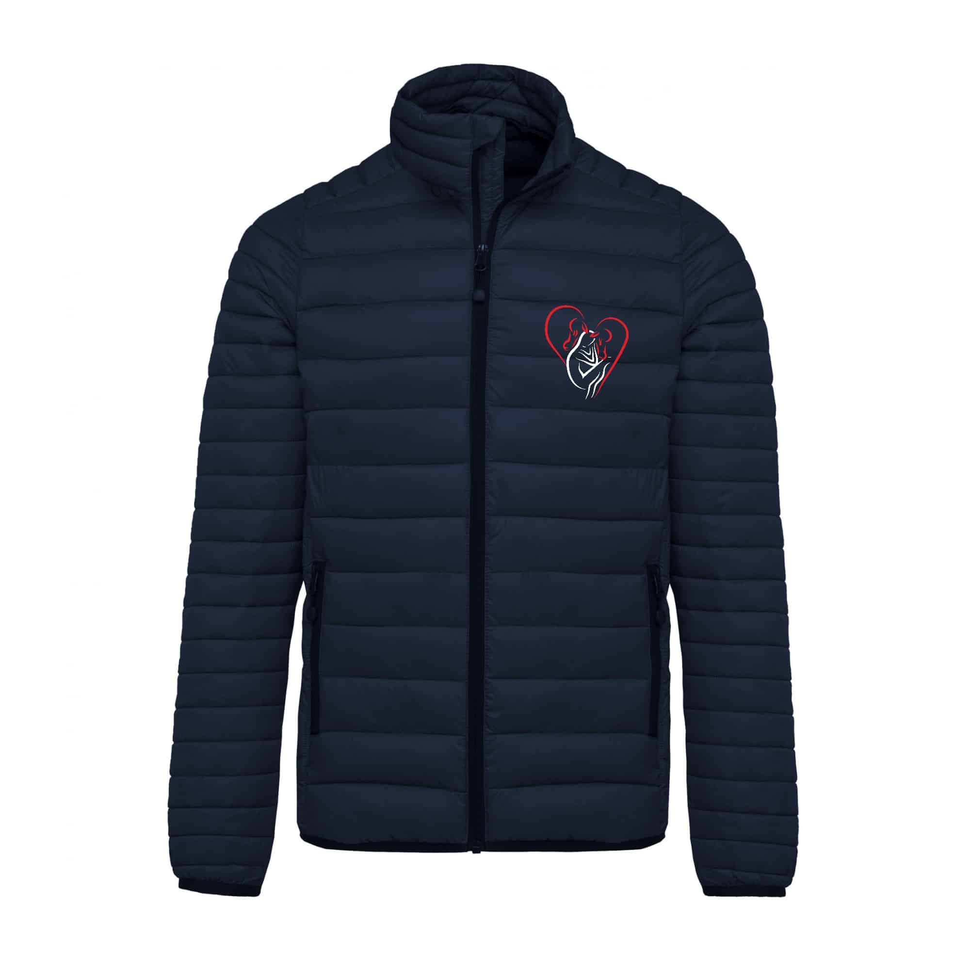 DOUDOUNE AVEC MANCHES (homme) - Cavaliers des 2 coeurs - Navy - K6120