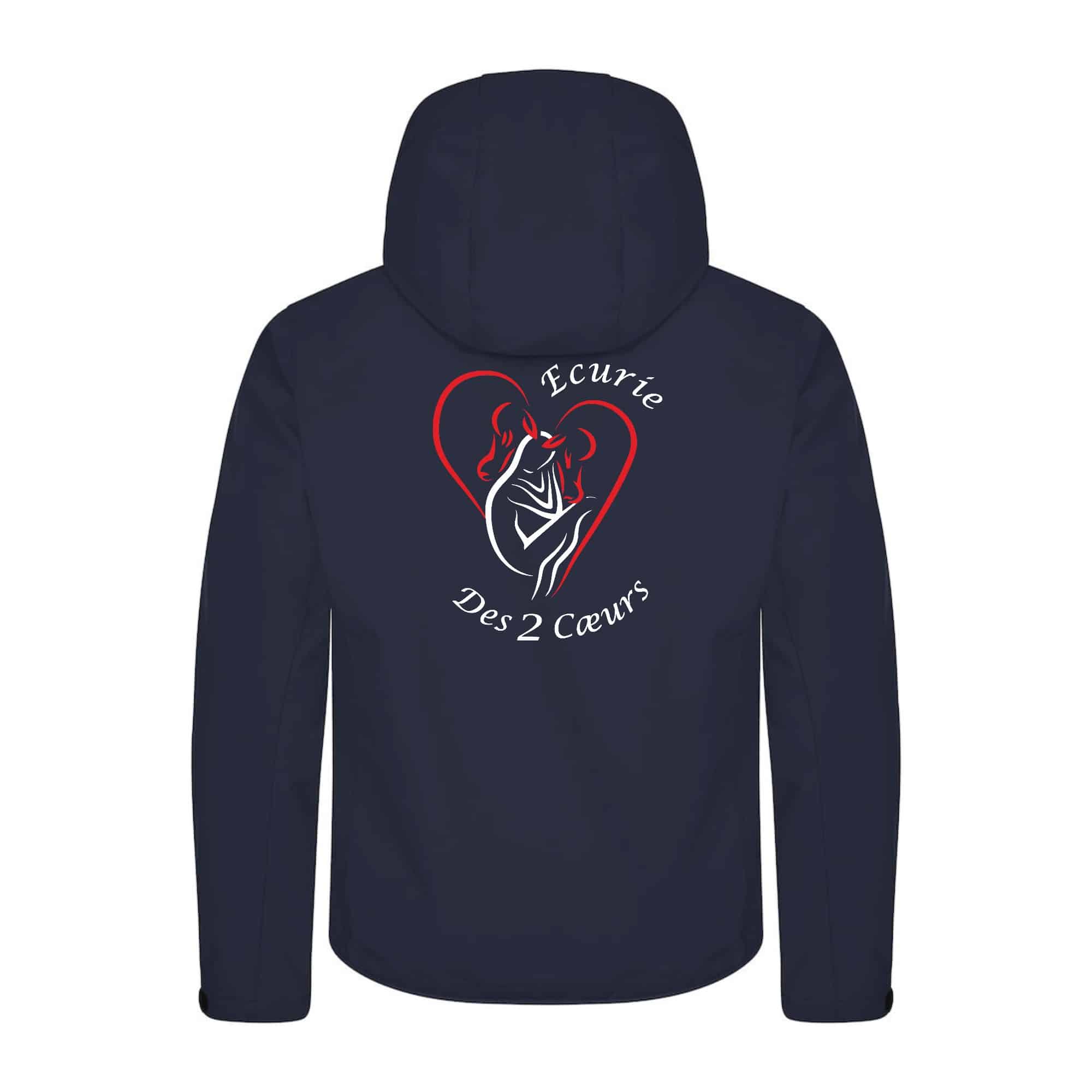 SOFTSHELL "Classic" (enfant) - Cavaliers des 2 coeurs - Navy - 0200909 – Image 2