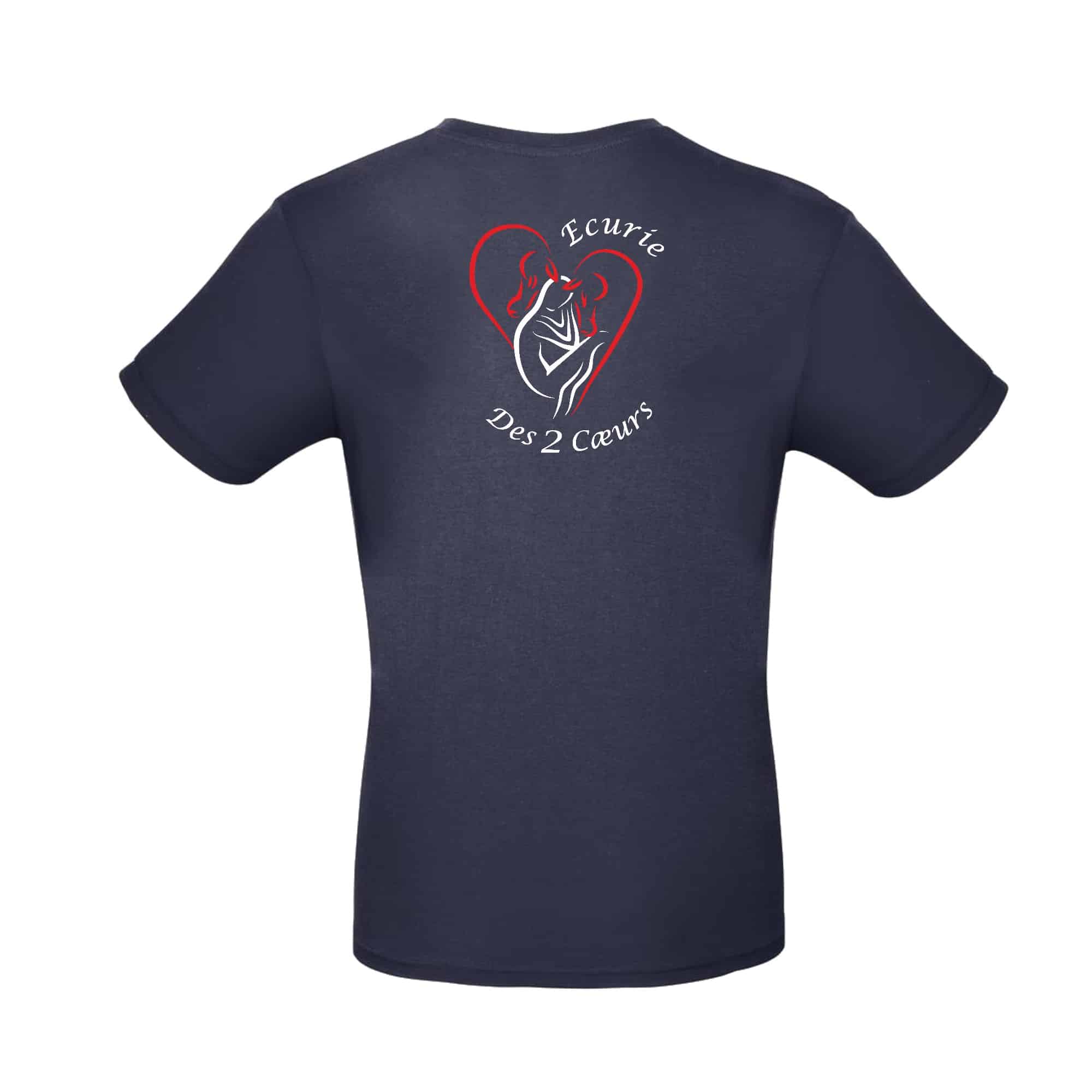T-SHIRT (enfant) - Cavaliers des 2 coeurs - Navy - BC03TK – Image 3