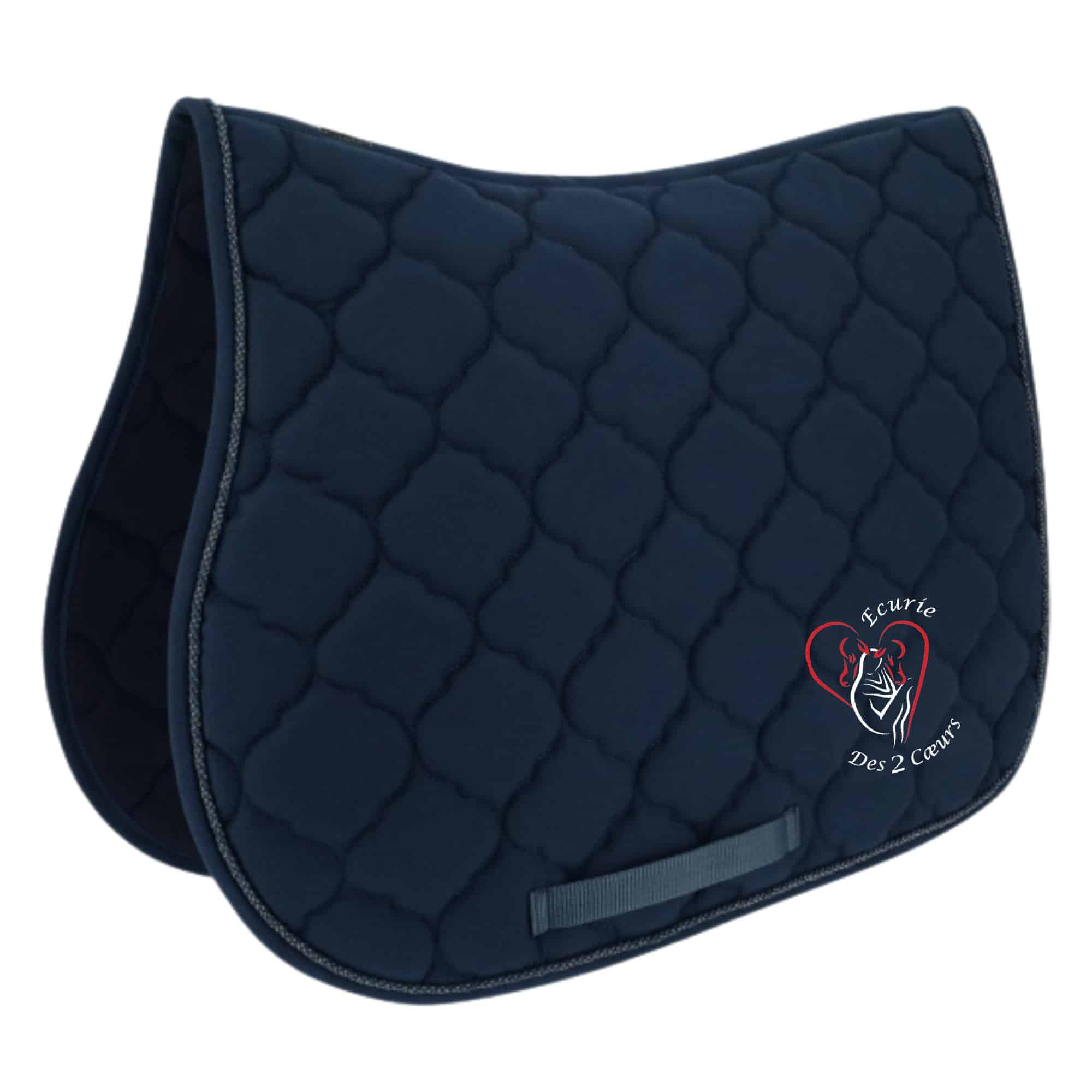 TAPIS RIDING WORLD - Cavaliers des 2 coeurs - Navy - 20453