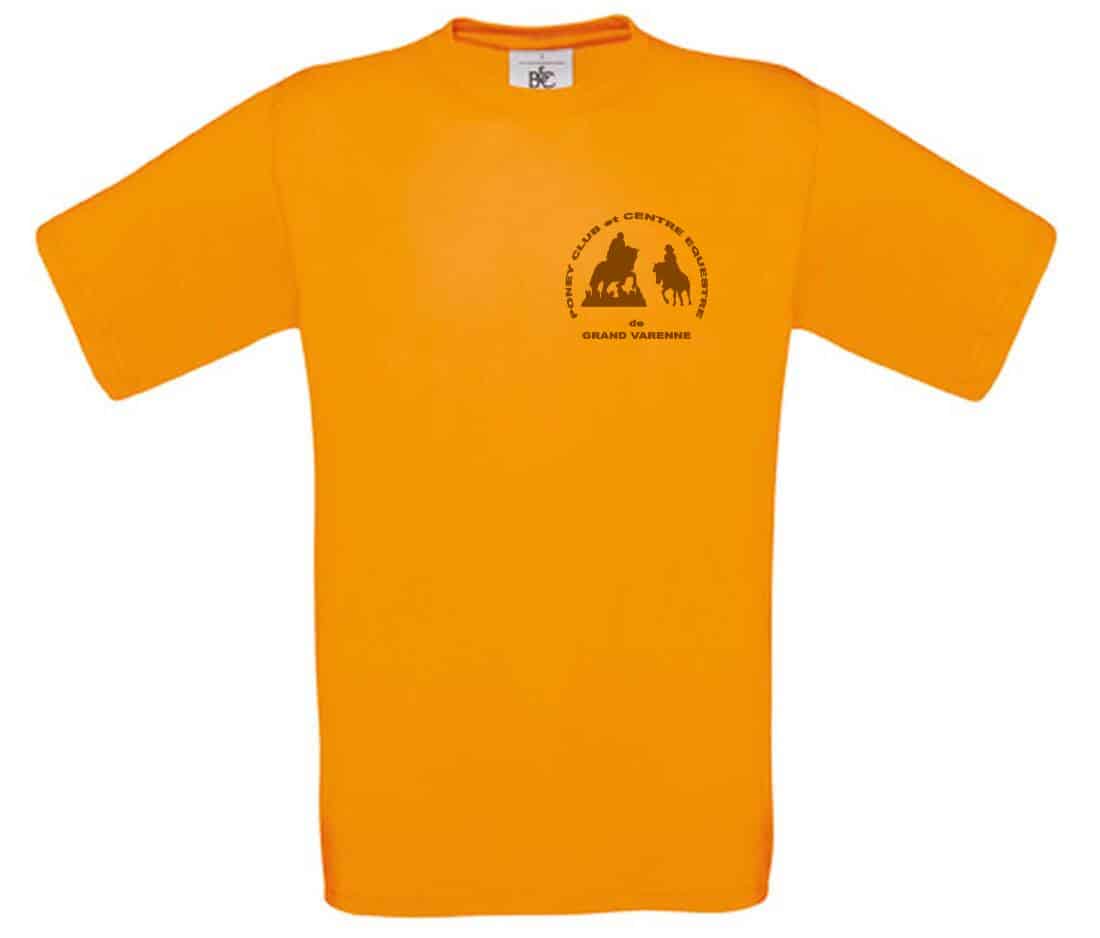 T-SHIRT (enfant) - Centre équestre de Grand Varenne – Orange - BC03TK