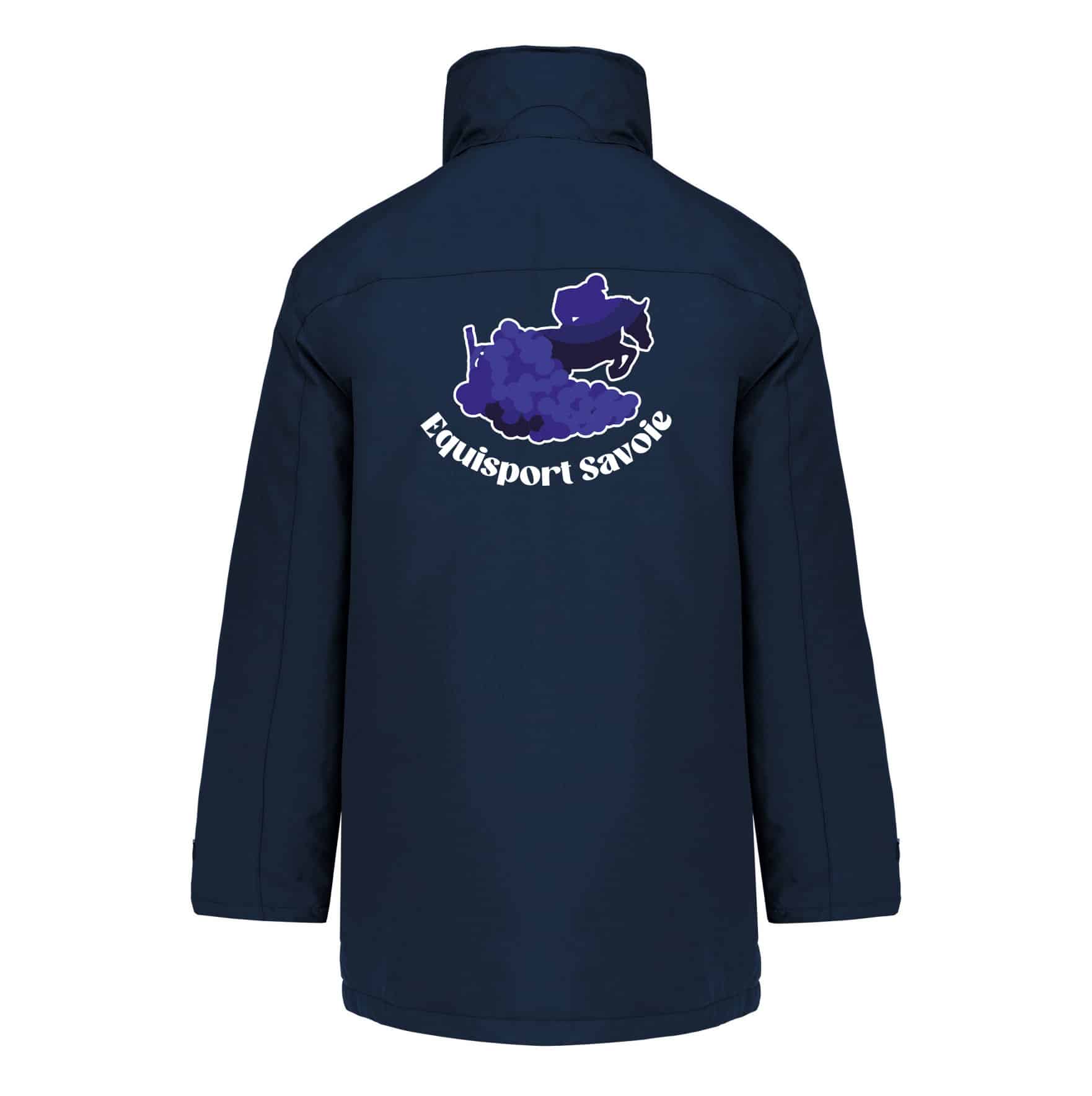 Parka (homme) - EQUISPORT SAVOIE - Navy - K677 – Image 3