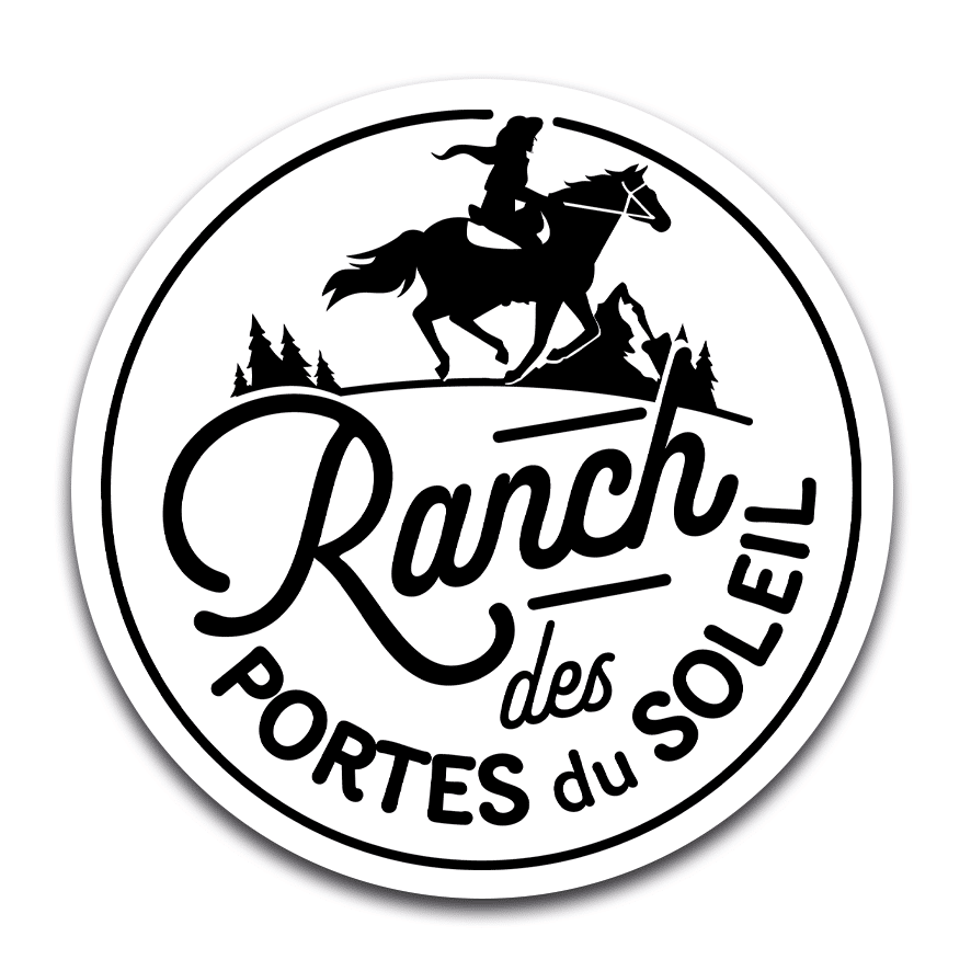 STICKER ROND - Ranch des Portes du Soleil - STI001