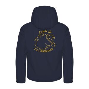 SOFTSHELL "Classic" (homme) - Écurie de la Choinetiere - Navy - 0200912