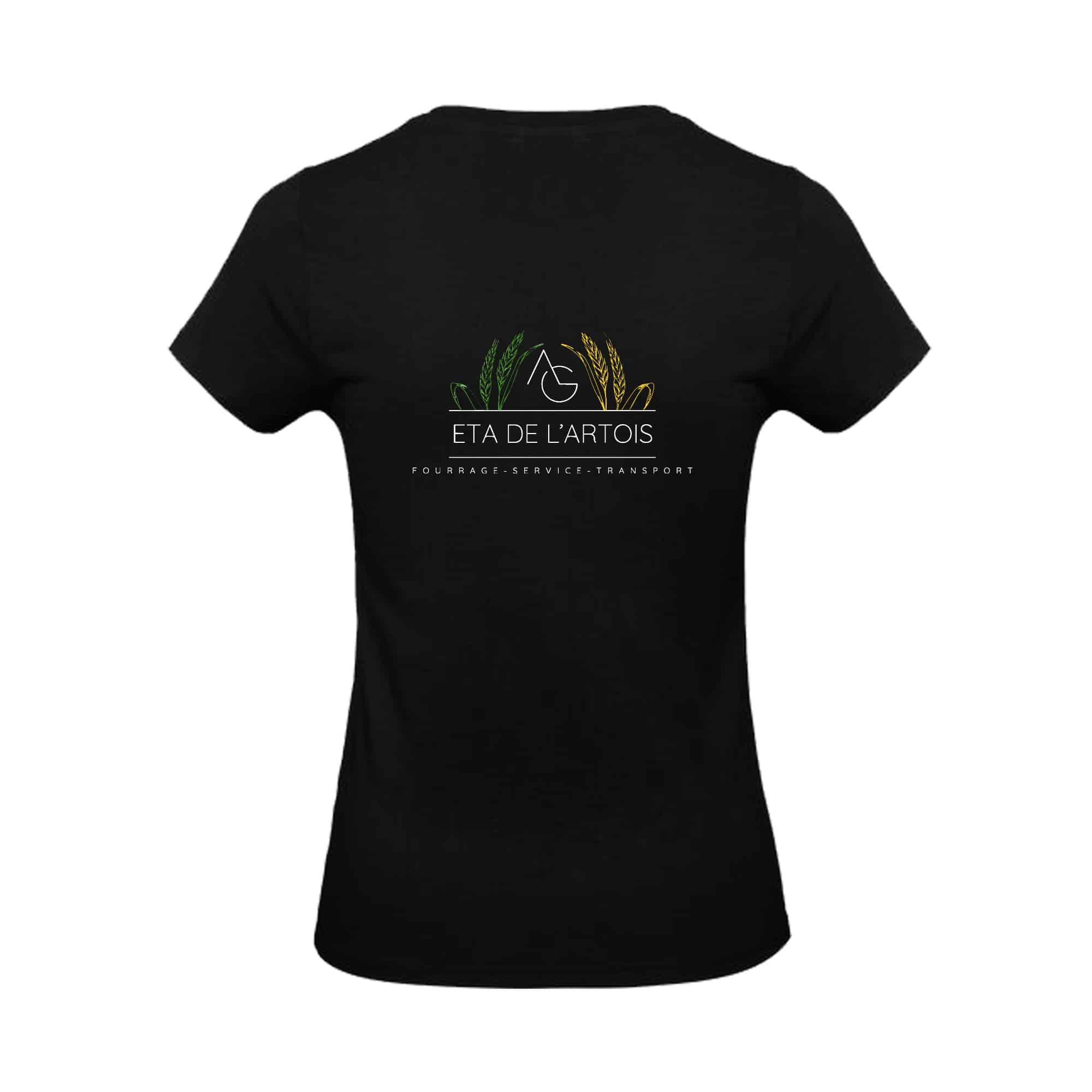 T-SHIRT (femme) - ETA DE L'ARTOIS - Noir - BC04T – Image 3