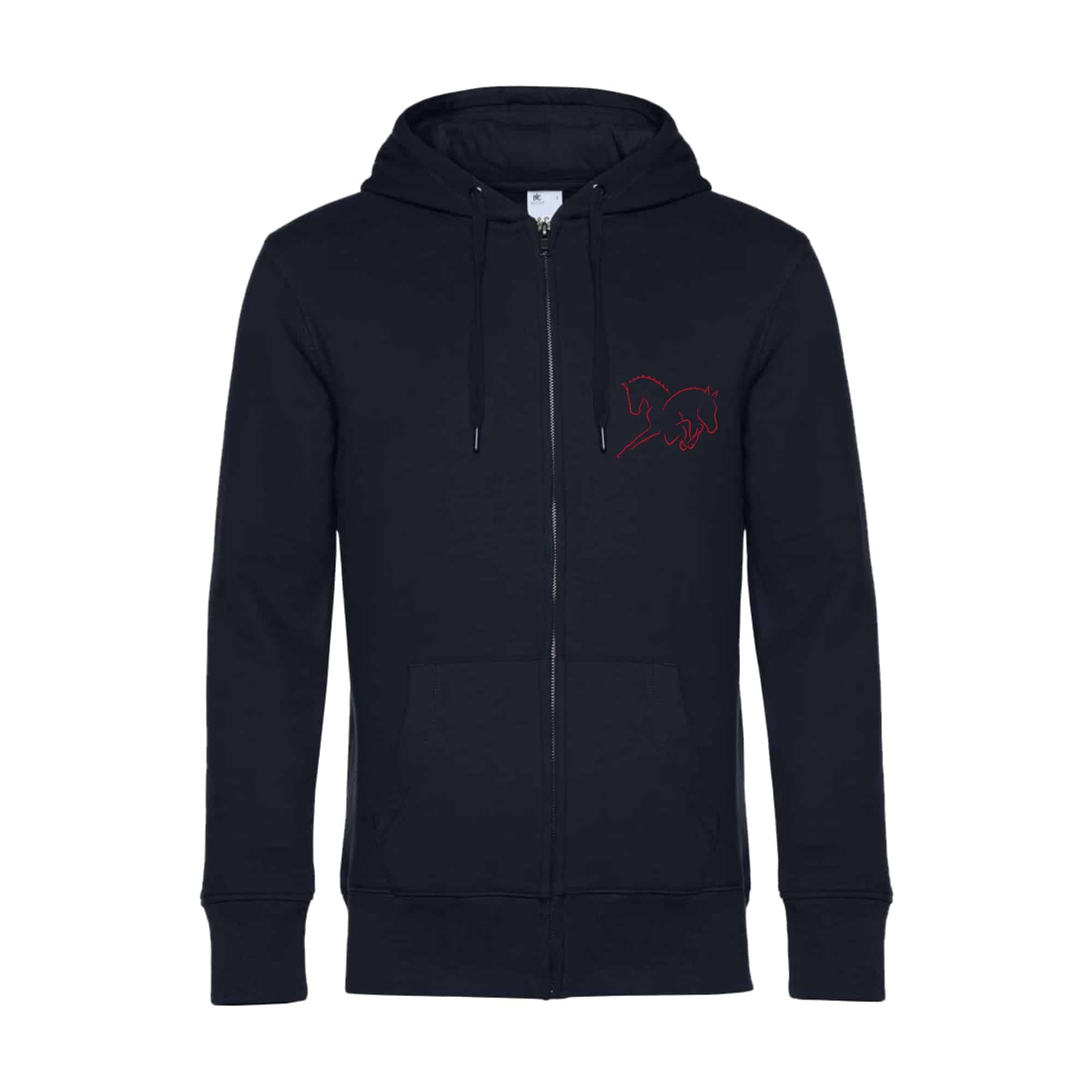 SWEAT ZIPPÉ (enfant) - Association des écuries de Badian - Navy - K455