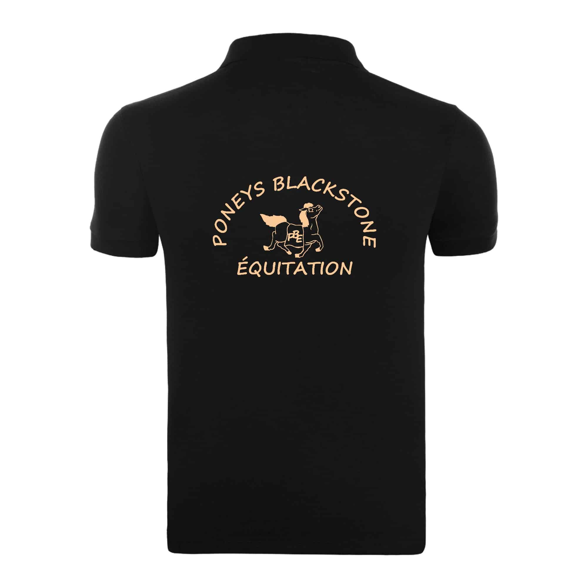POLO (enfant) - poneys blackstone équitation - Noir - BCK424 – Image 3