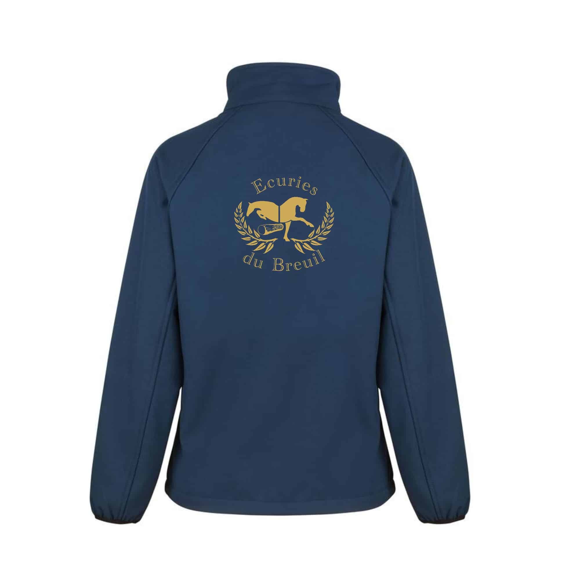 SOFTSHELL ECO (femme) – Les écuries du Breuil - Navy - R231F – Image 3