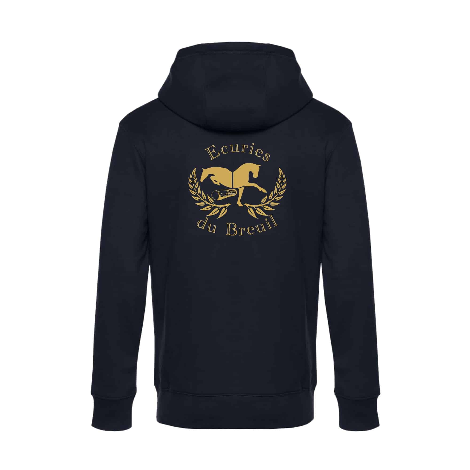 SWEAT ZIPPÉ (enfant) - Les écuries du Breuil - Navy - K455 – Image 3