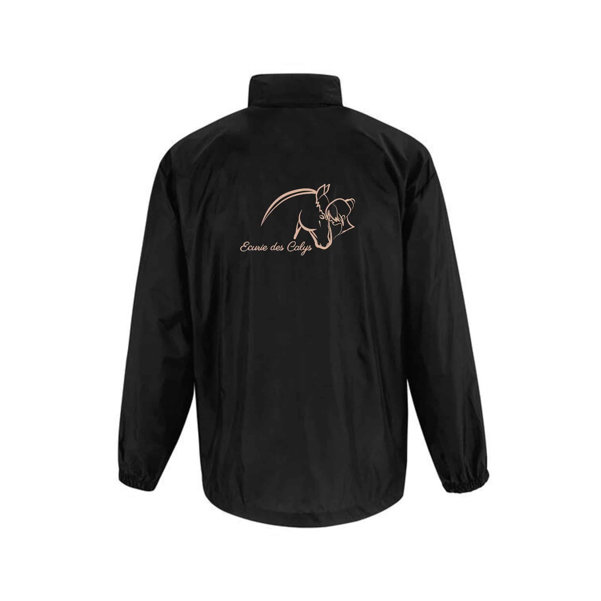 COUPE-VENT (unisexe) - Ecurie des Calys - Noir - BC630 – Image 2