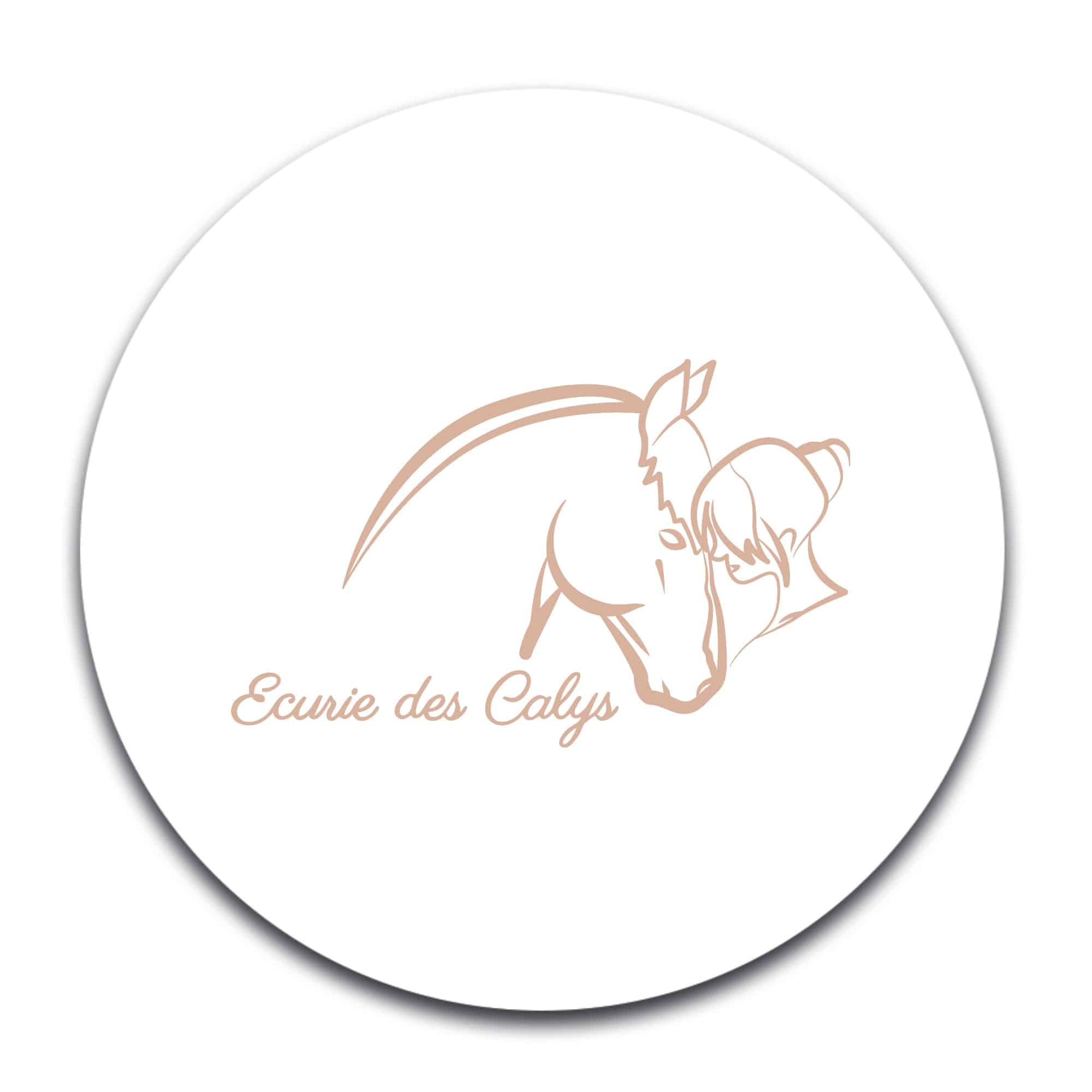 STICKER ROND - Ecurie des Calys - STI001