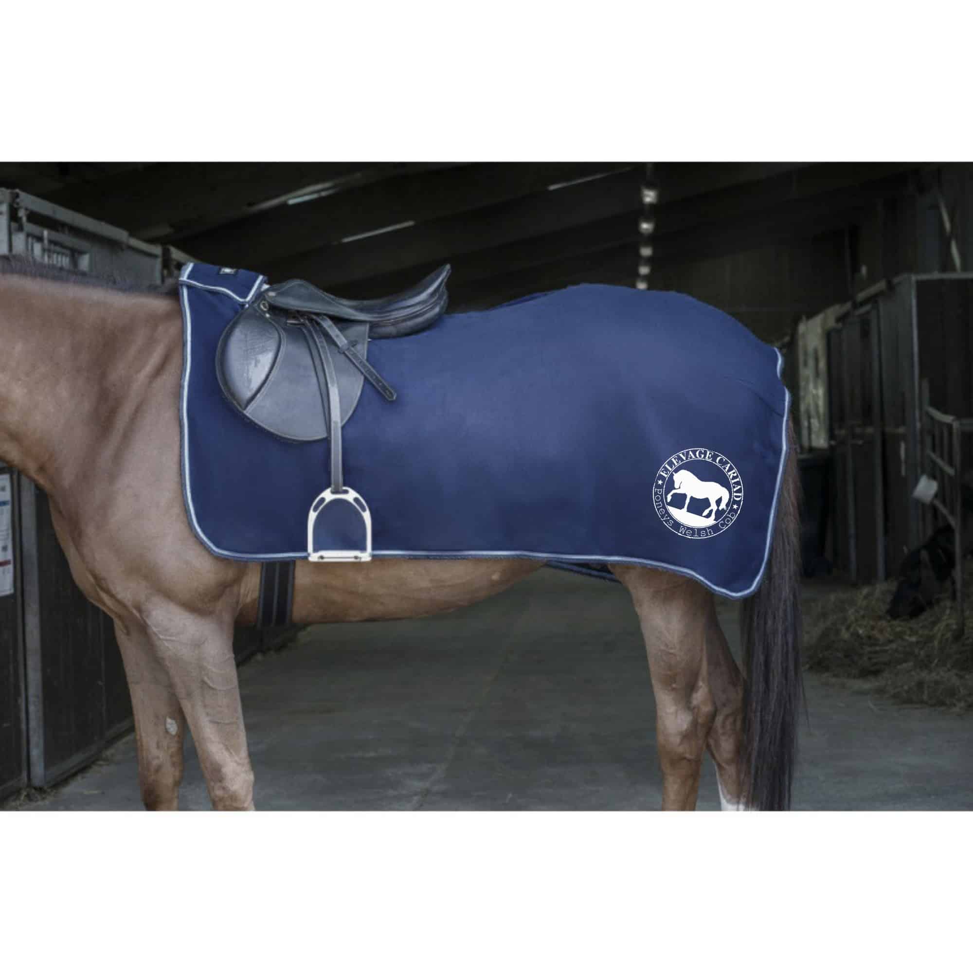 Couvre-reins polaire Riding World - Élevage CARIAD - Navy - 400154
