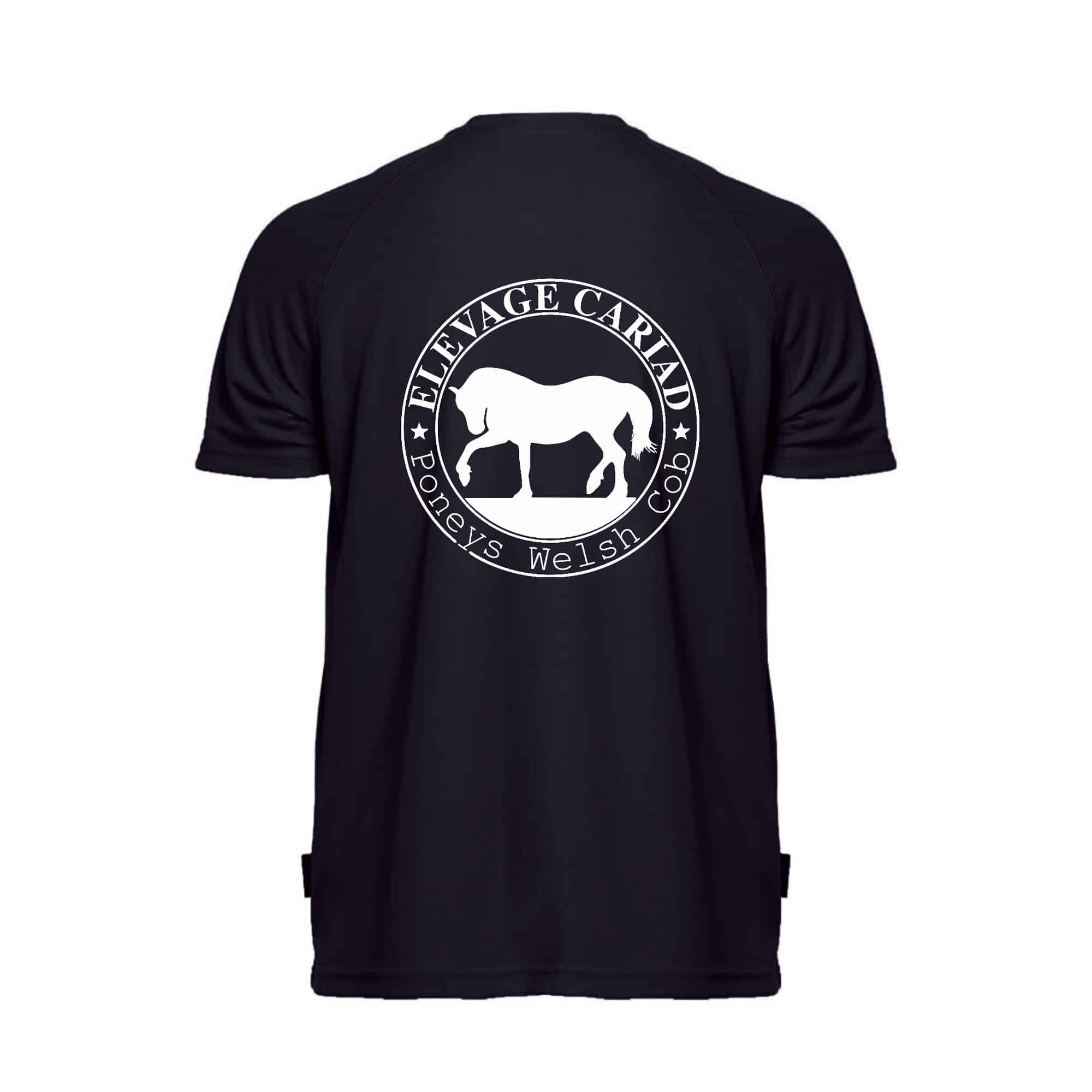 T-Shirt respirant (homme) - Élevage CARIAD - Navy - PK140 – Image 3