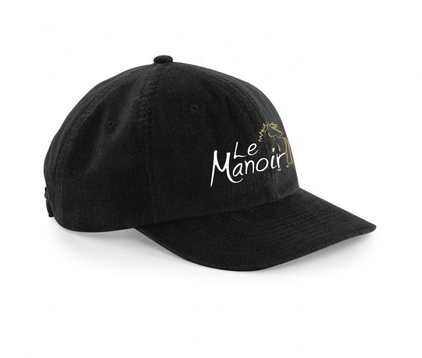 Casquette en velours héritage - Centre Equestre du Manoir - Noir - BF682